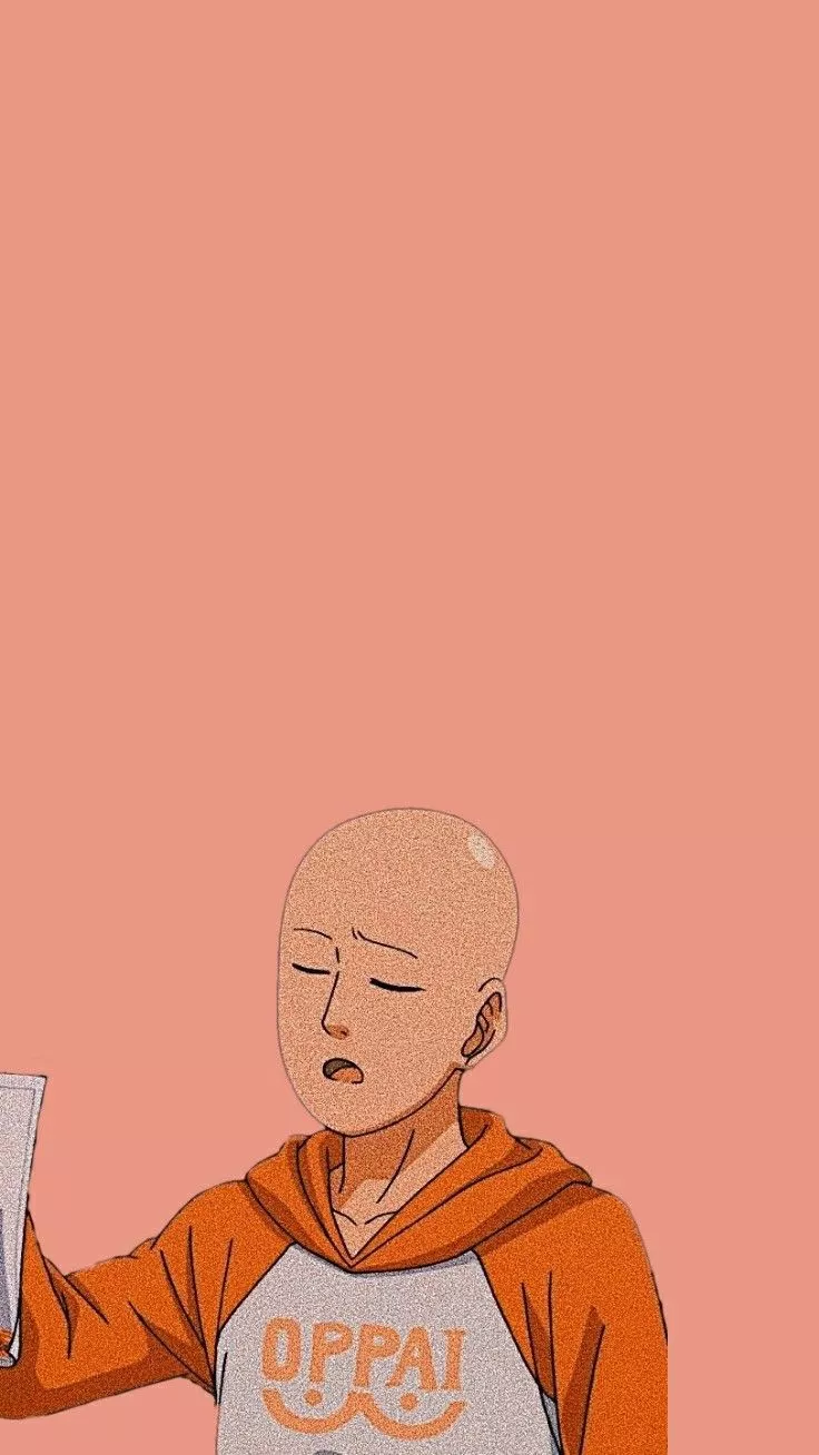 Wallpaper One punch man saitama
