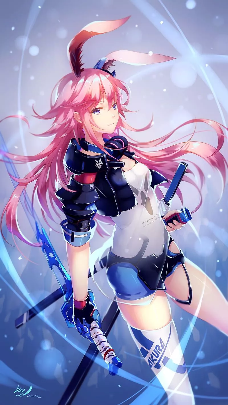 Anime, anime girls, Honkai Impact, Yae