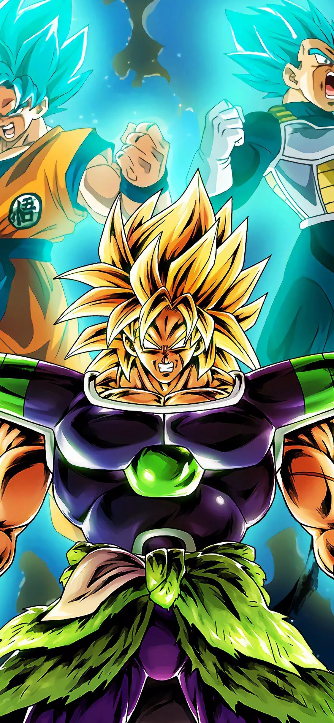 Broly Vegeta Goku Dragon Ball Super