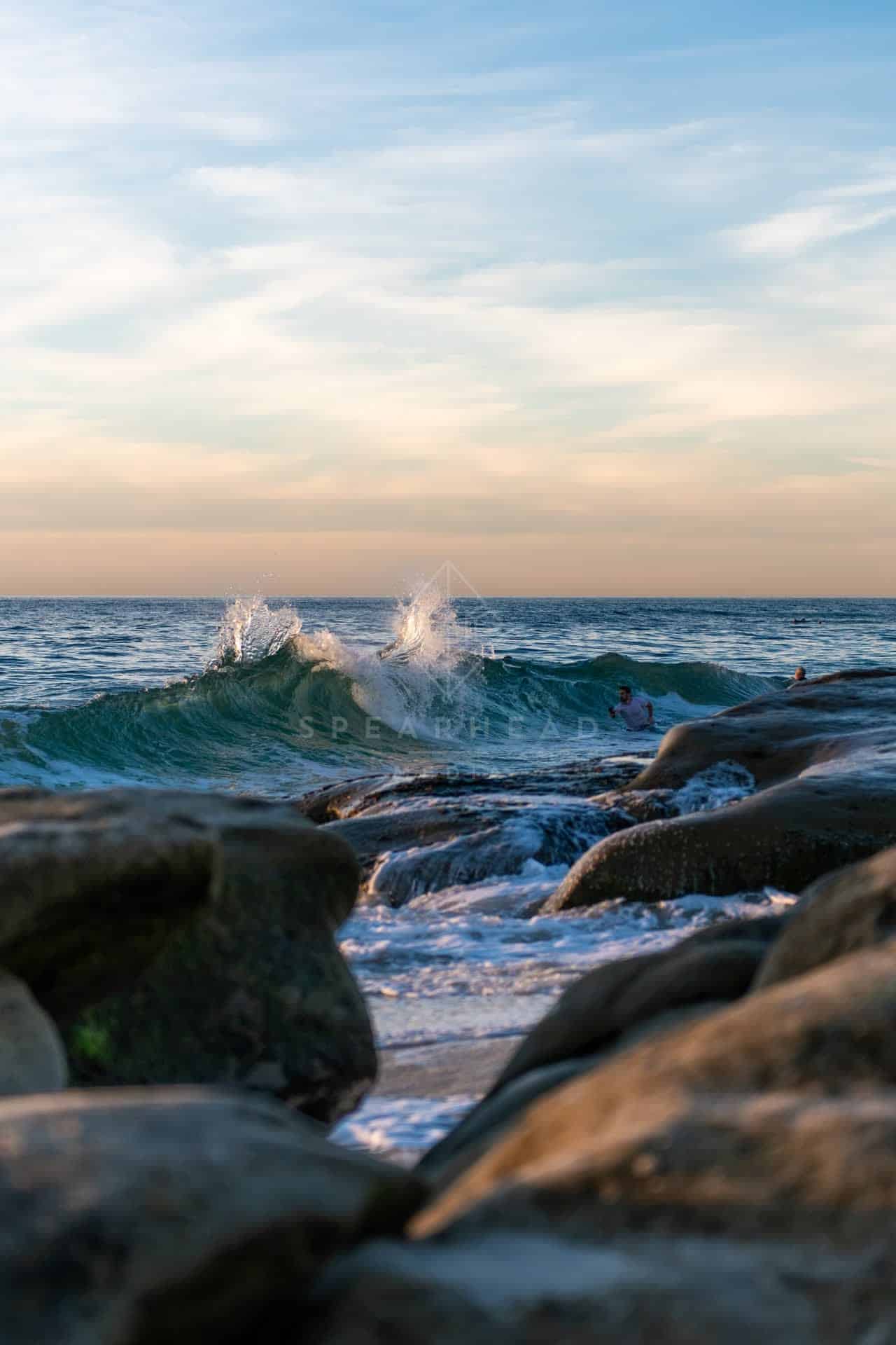 The iconic Windansea Beach in La Jolla