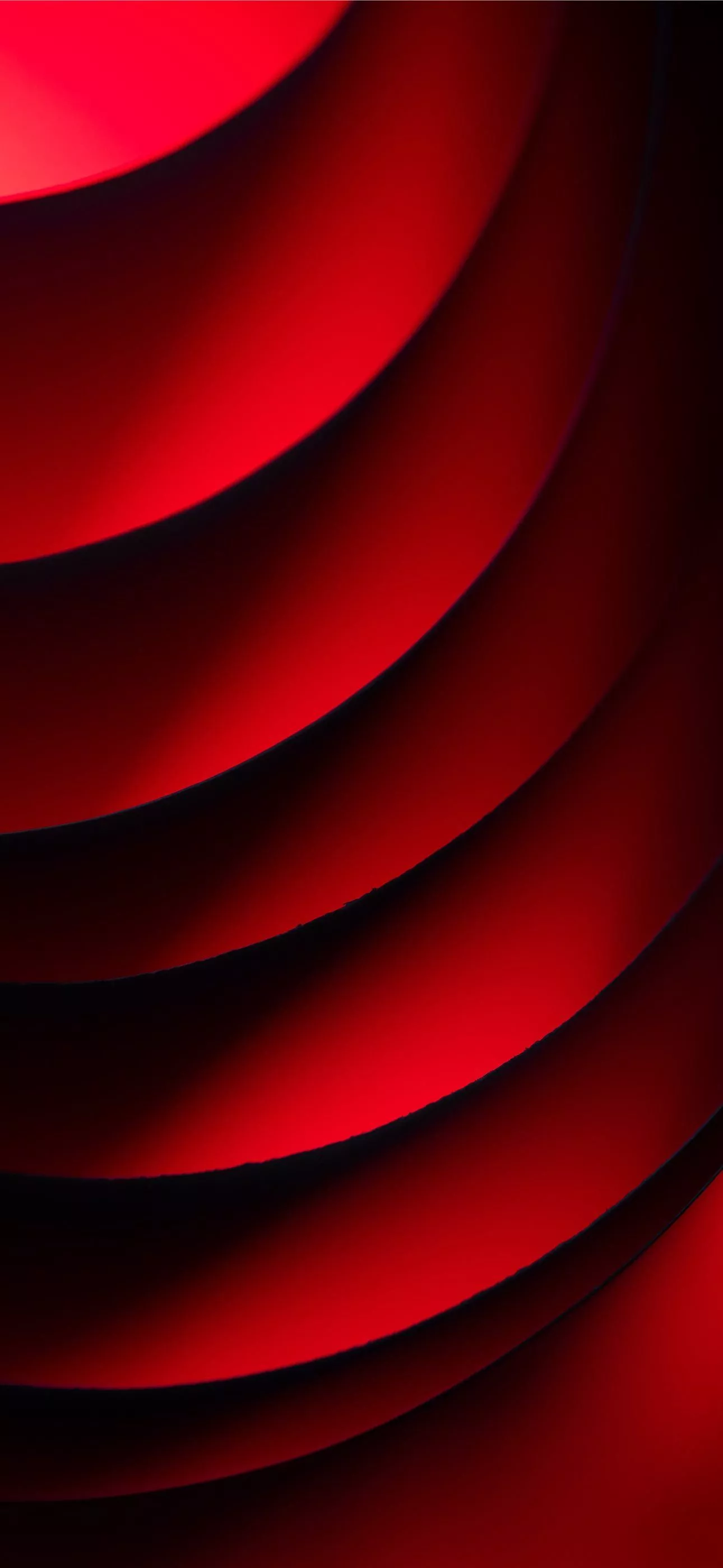 red and black round illustration iPhone