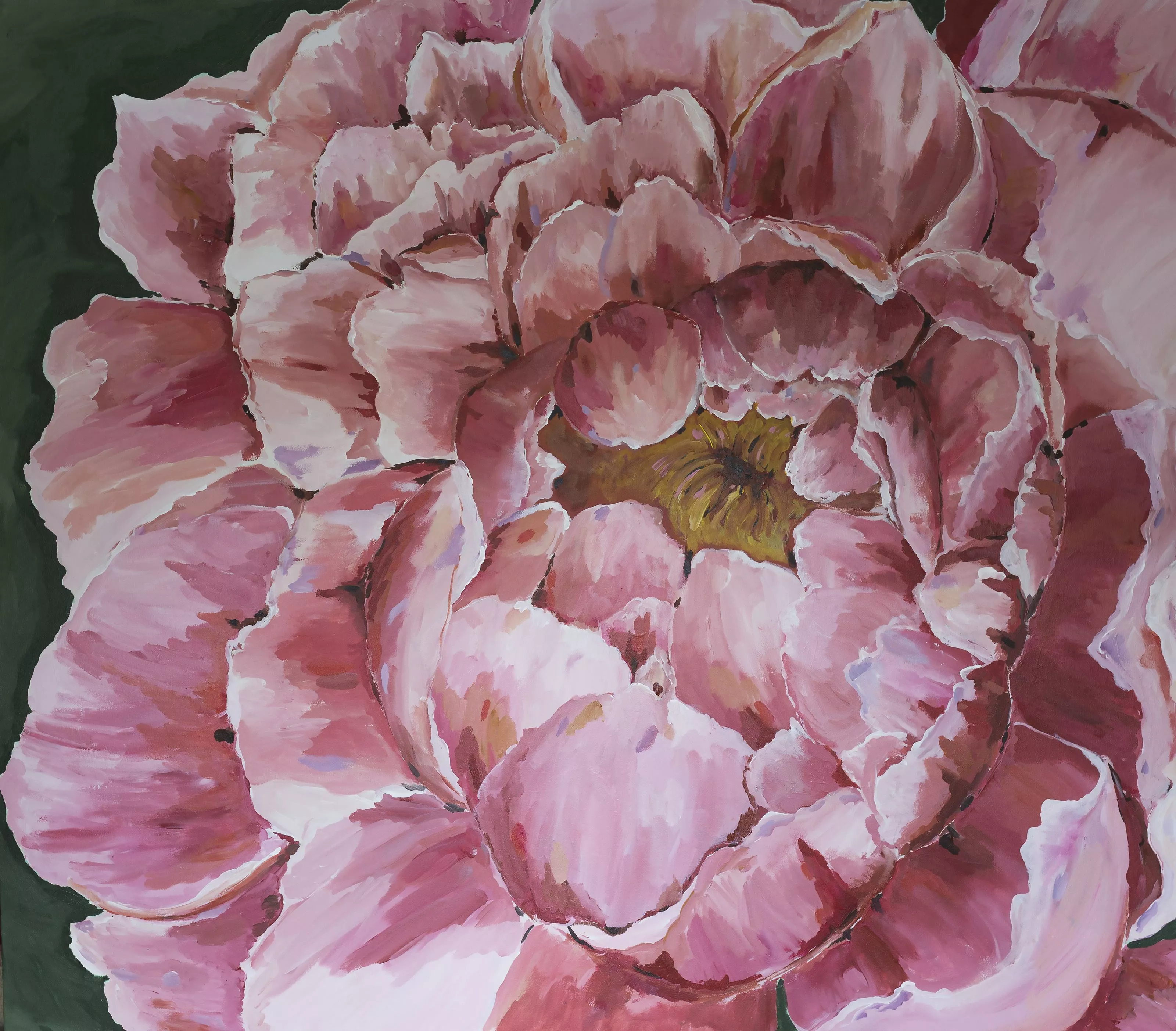 Large Pink Peony Wallpaper Mural