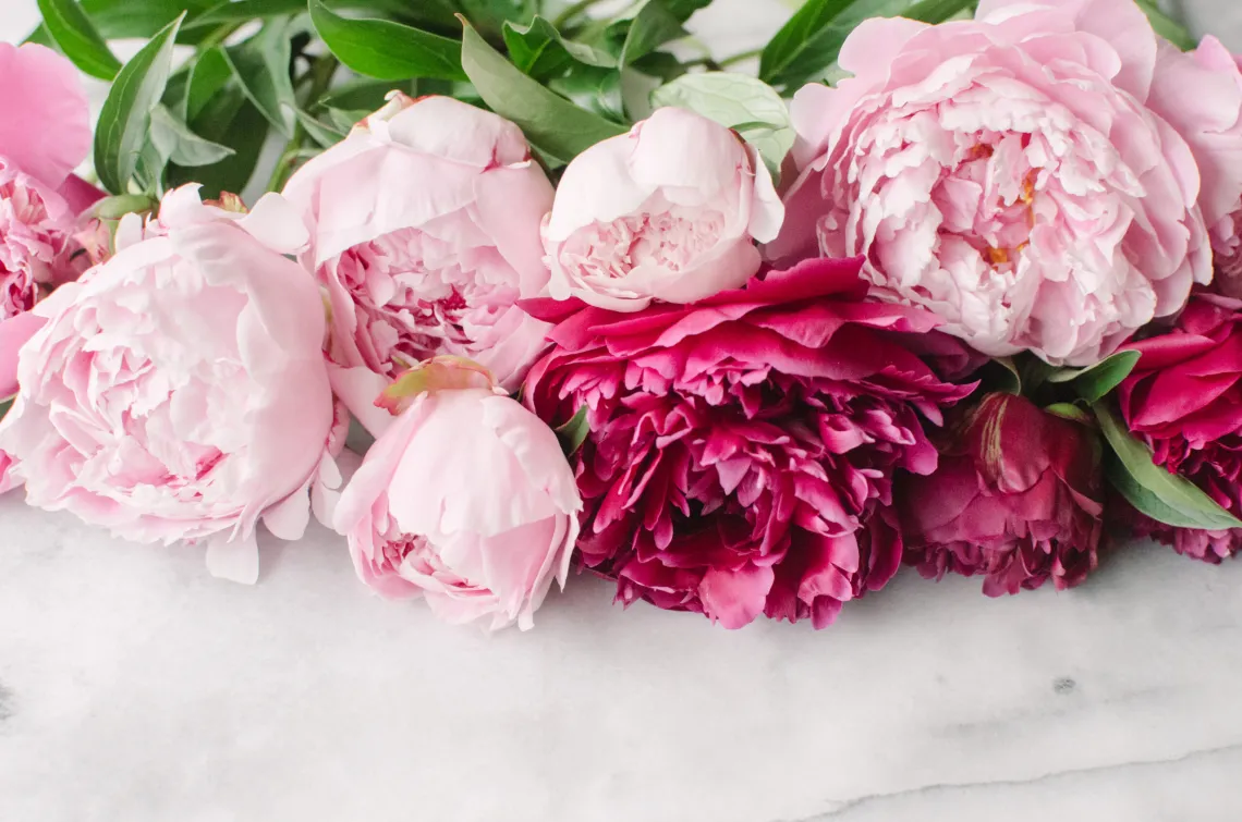 DIY: Peony Floral Bouquet