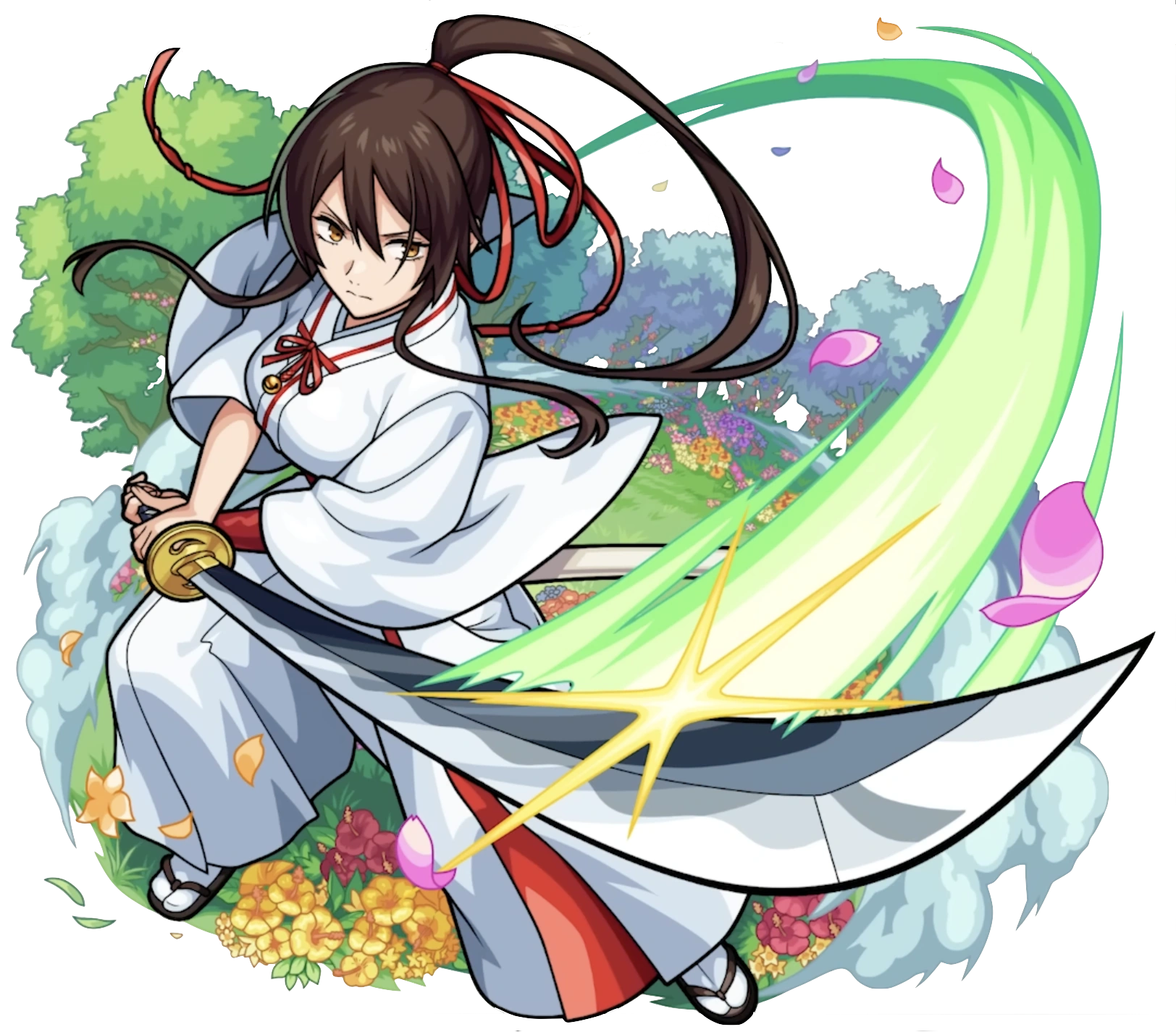 Yamada Asaemon Sagiri. Monster Strike