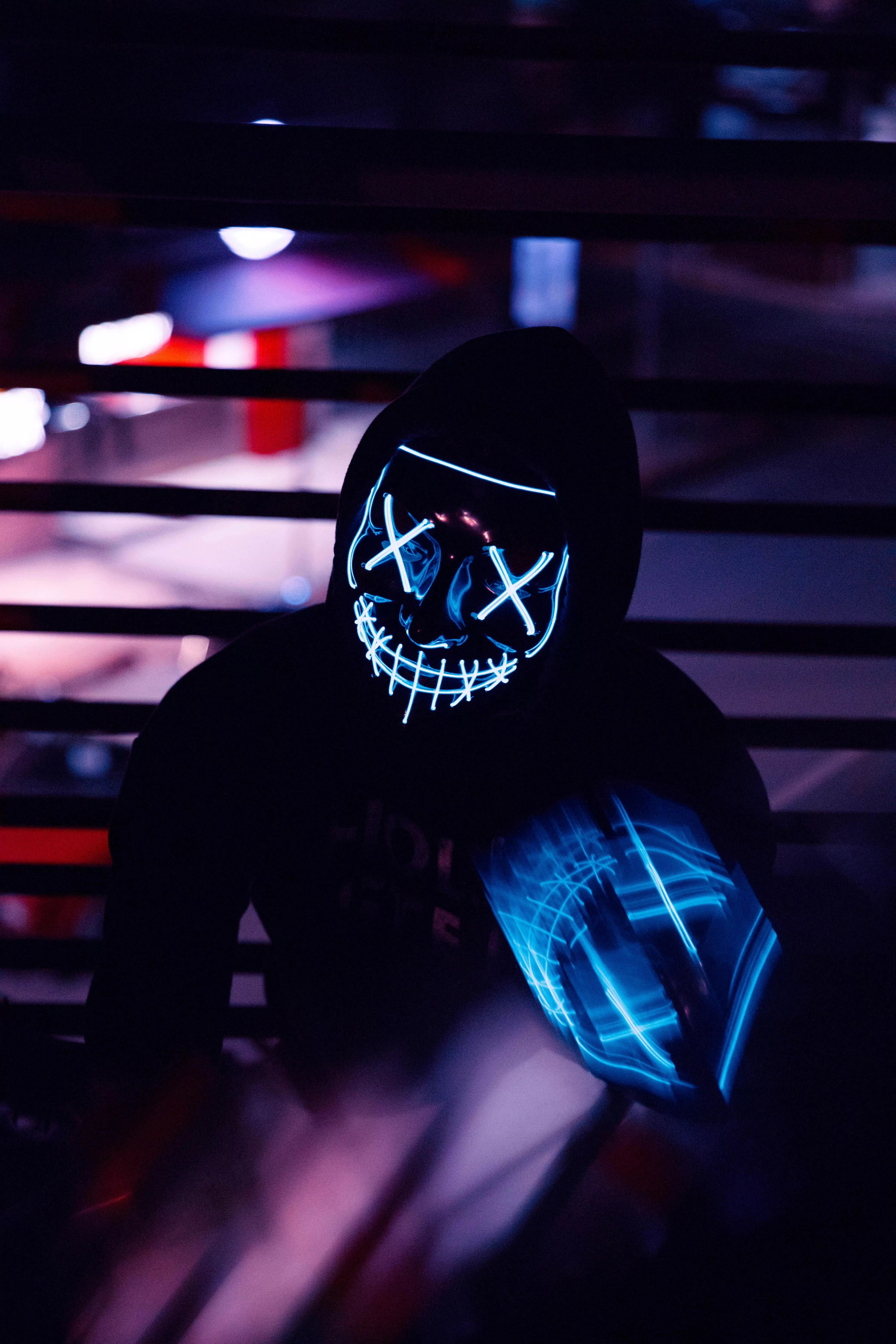 Neon Mask Photo, Download The BEST