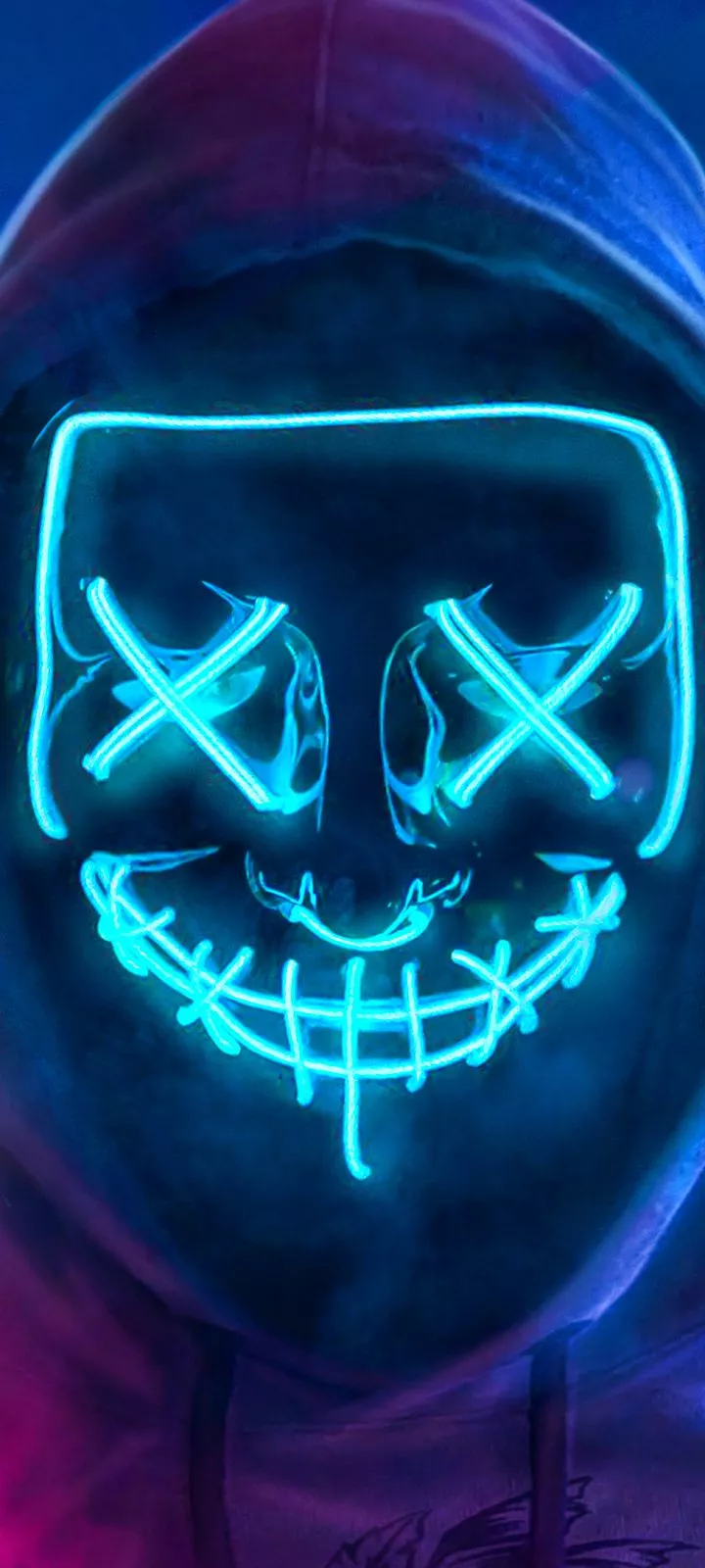Smoke Photography Mask Phone Wallpaper