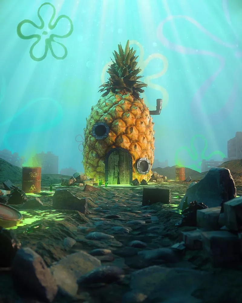HD spongebob art wallpaper