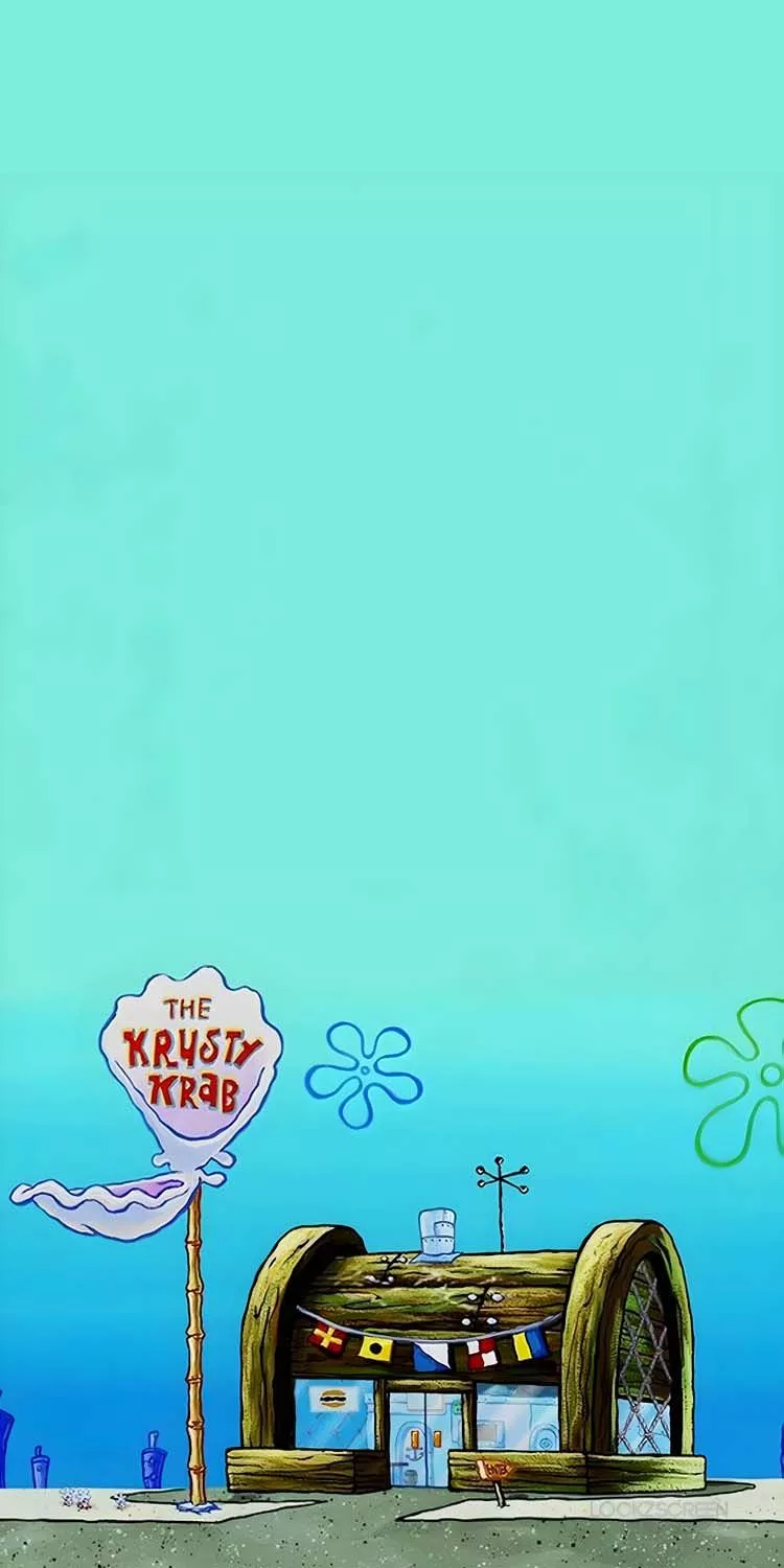 Krusty Krab Spongebob iPhone Wallpaper