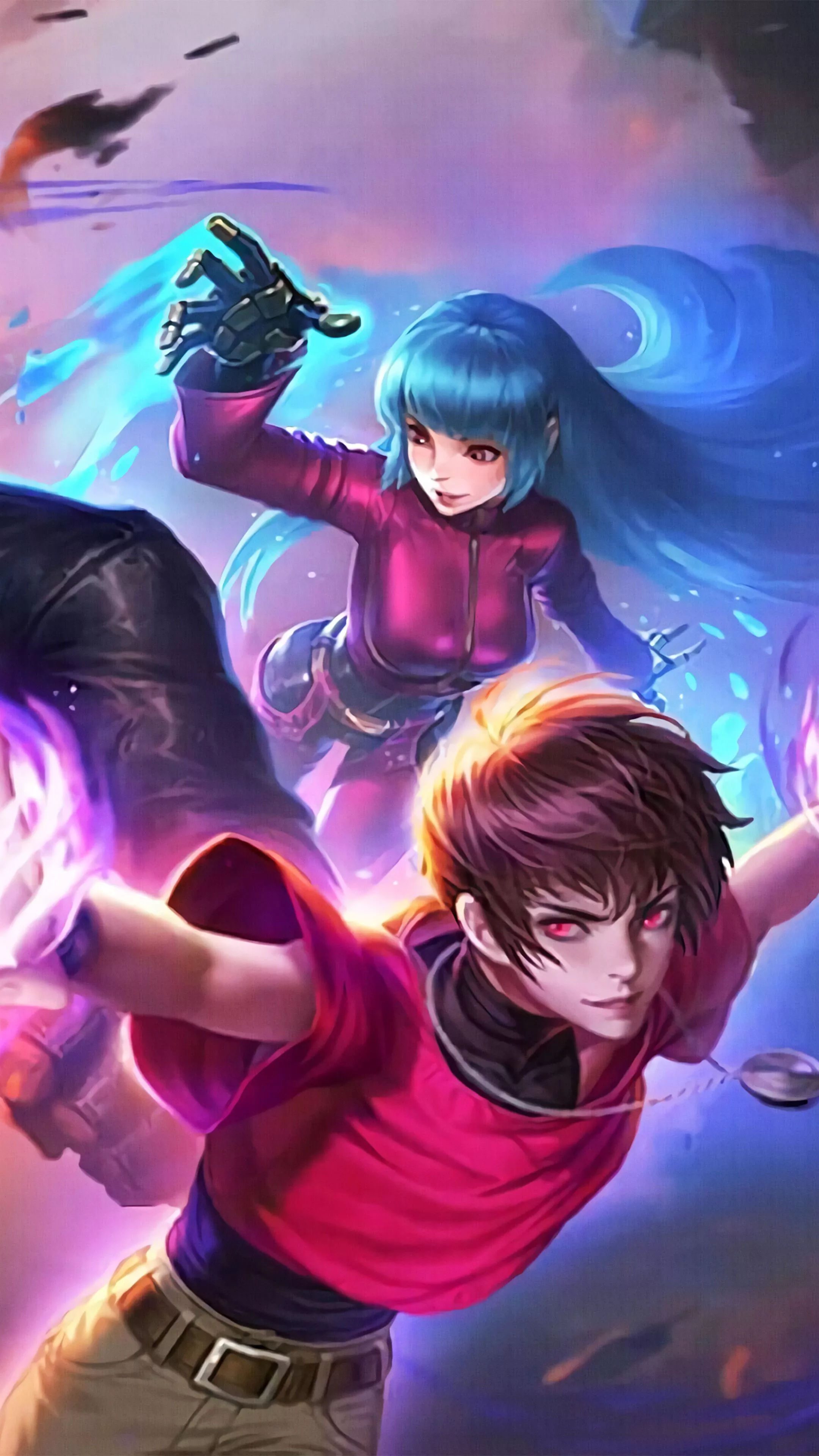 Gusion, Aurora, Dyrroth, KOF, Skins