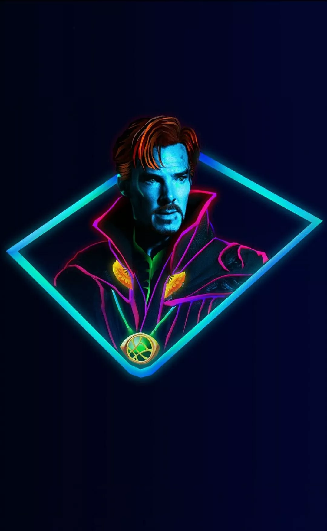 Doctor Strange:Marvel Neon Wallpaper