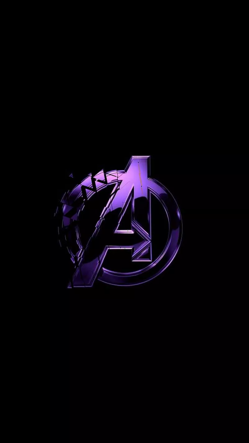 Avengers Logo DP, halloween, neon, note