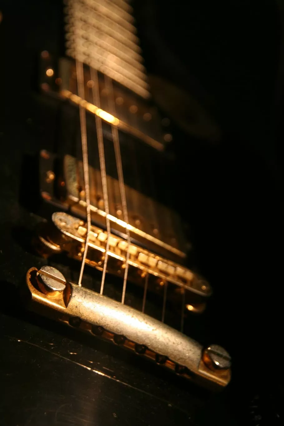HD wallpaper: guitar, gibson, close