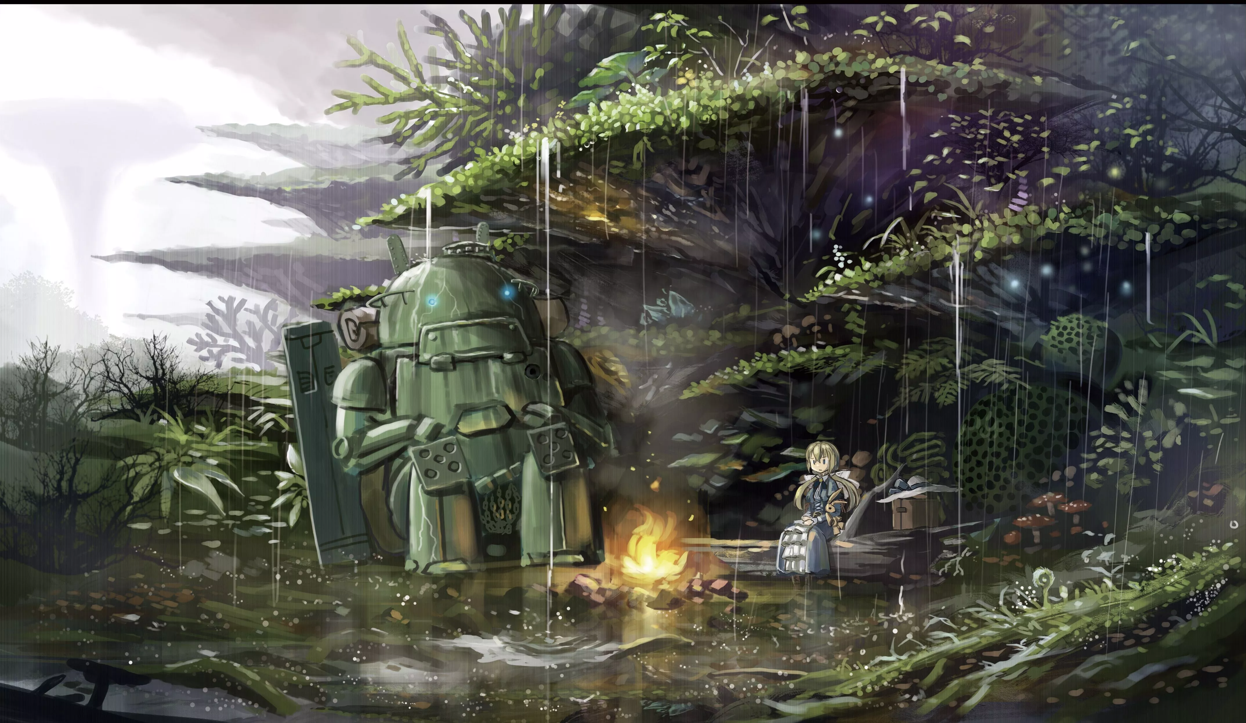 Rain Anime Nature Rain Anime 4k Ultra