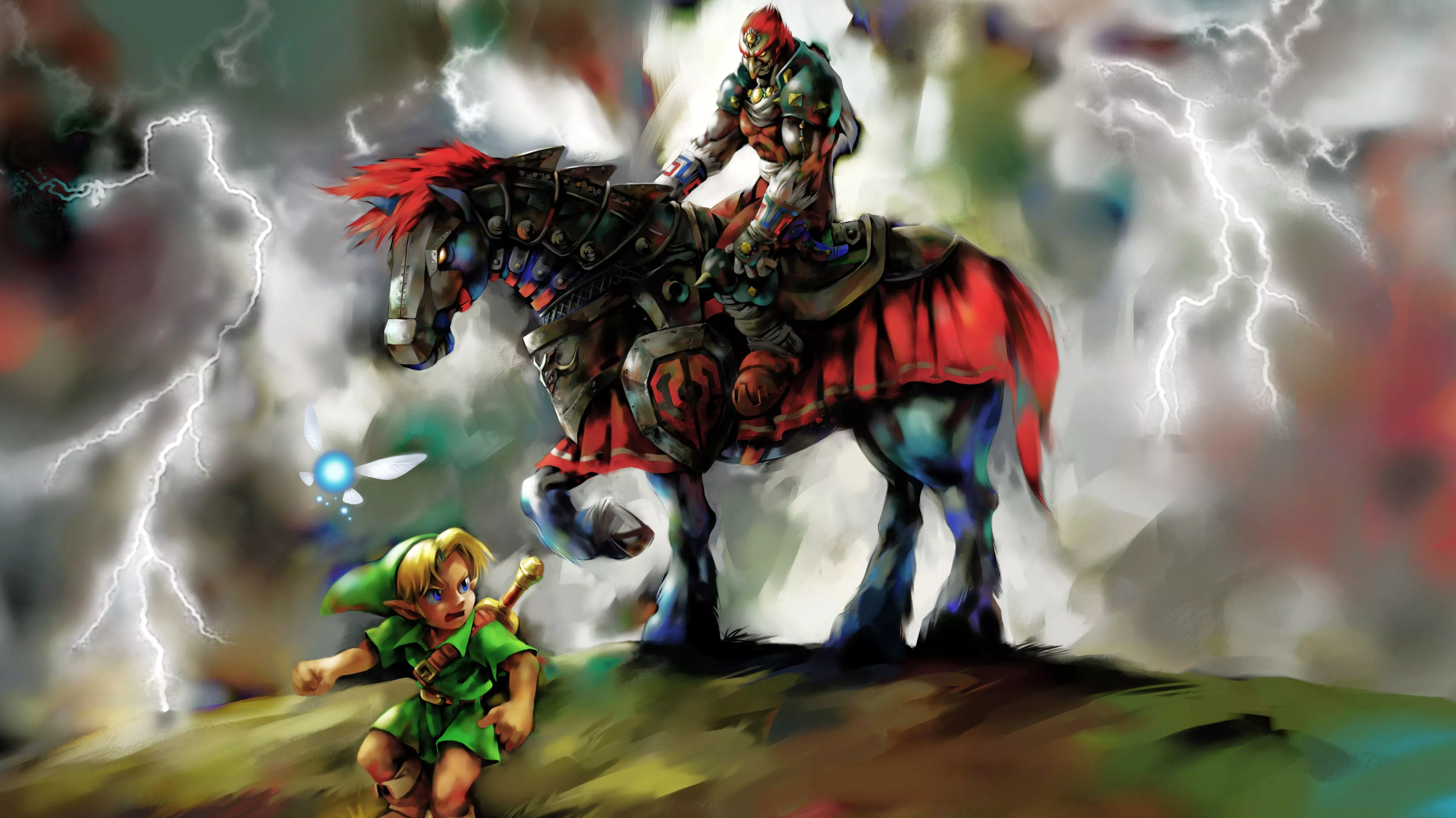 Zelda: Ocarina Of Time Link Ganondorf