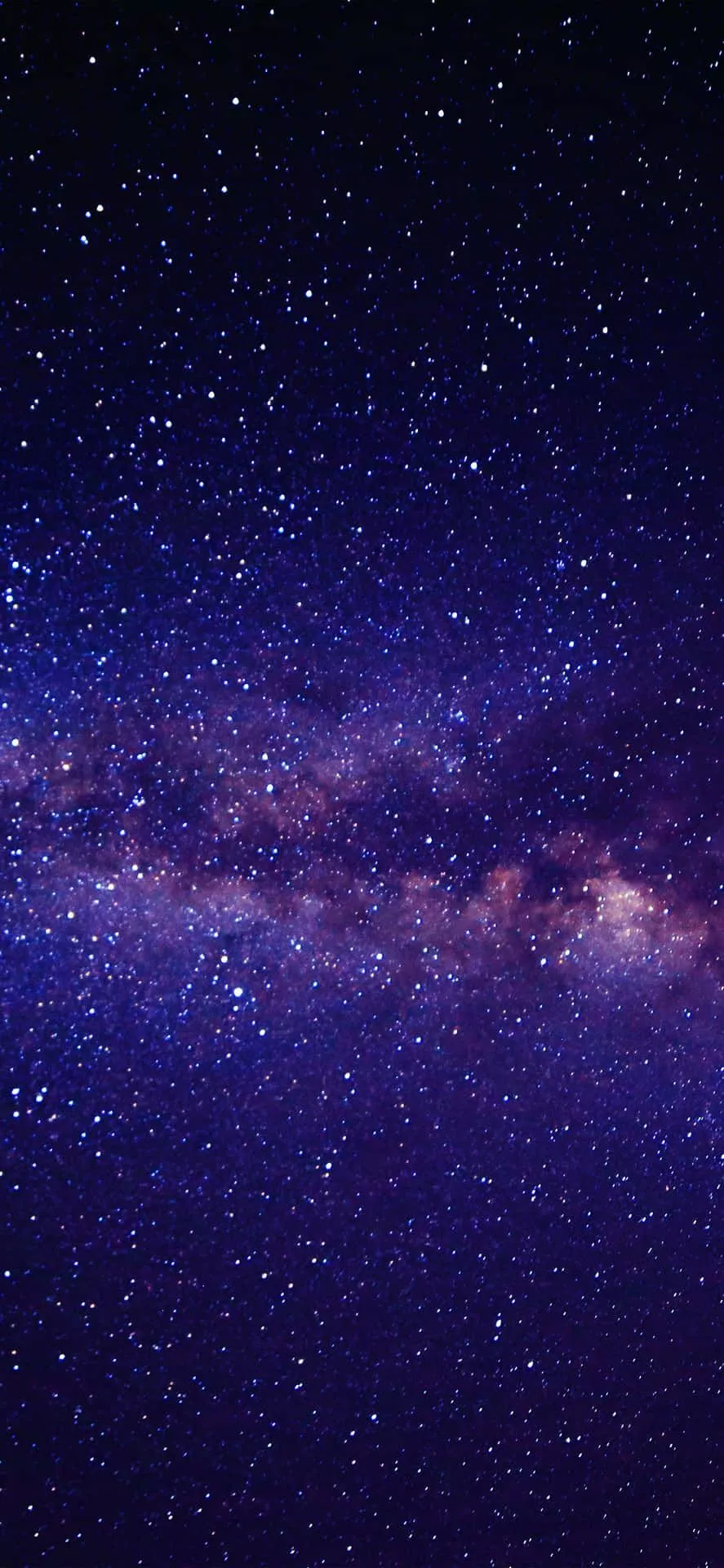 iPhone Xr Space Purple Stars Wallpaper