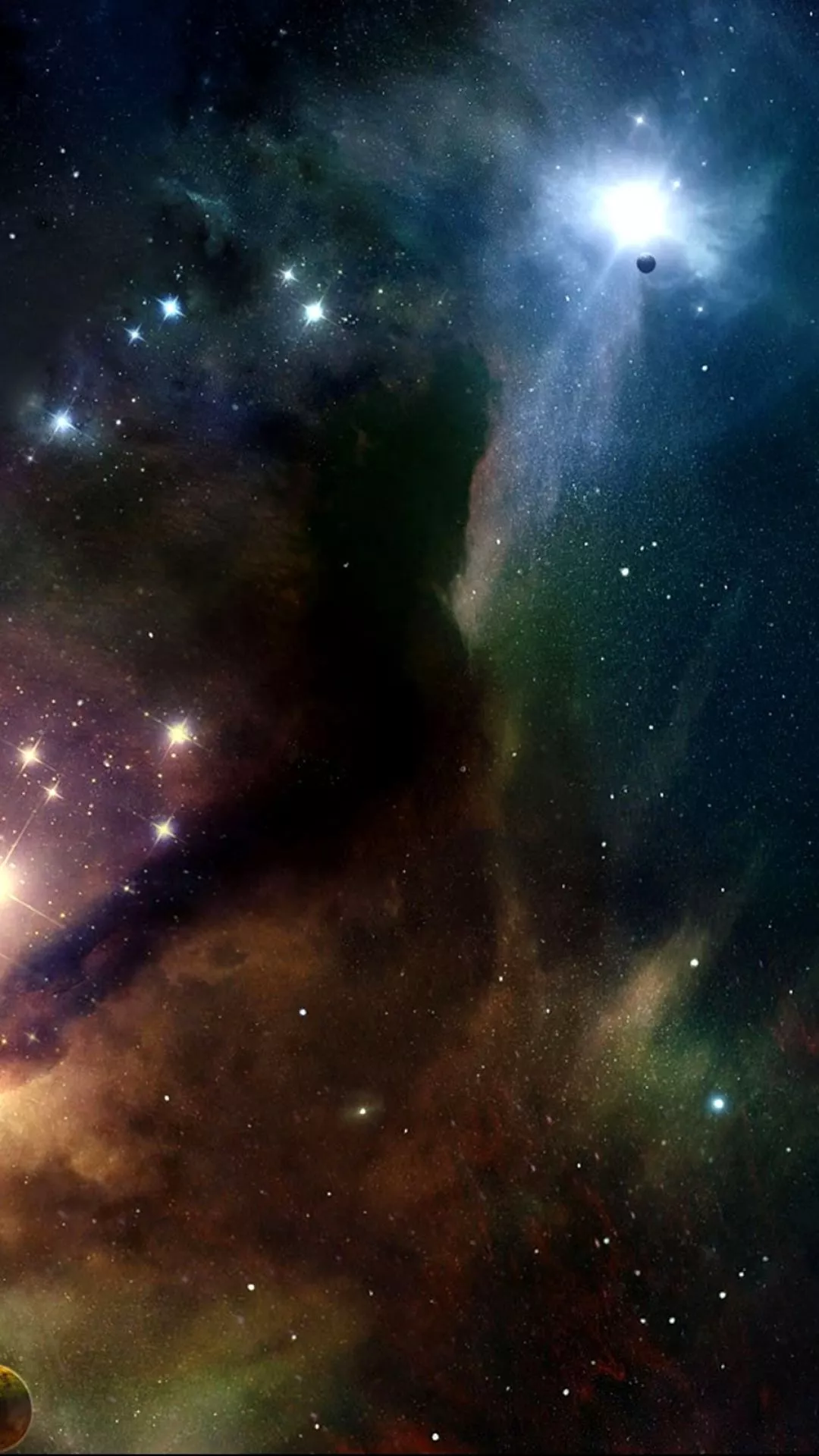 wallpaper: Stars, Nebula, Space, Planet