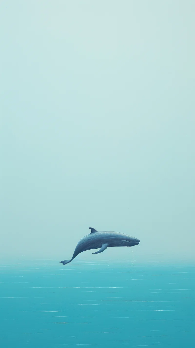 Ocean Whale iPhone Wallpaper Image
