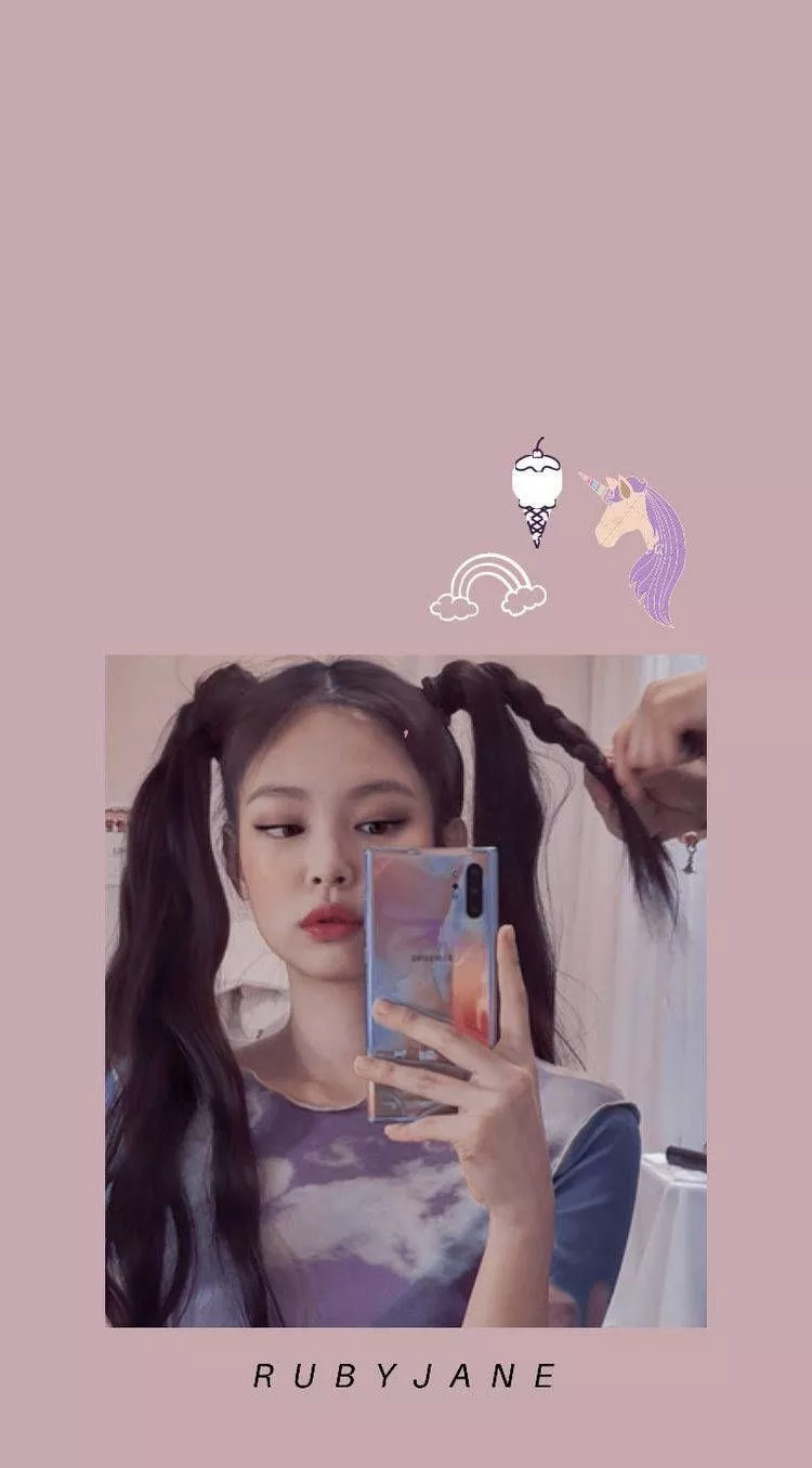 Jennie Mirror Selfie Blackpink