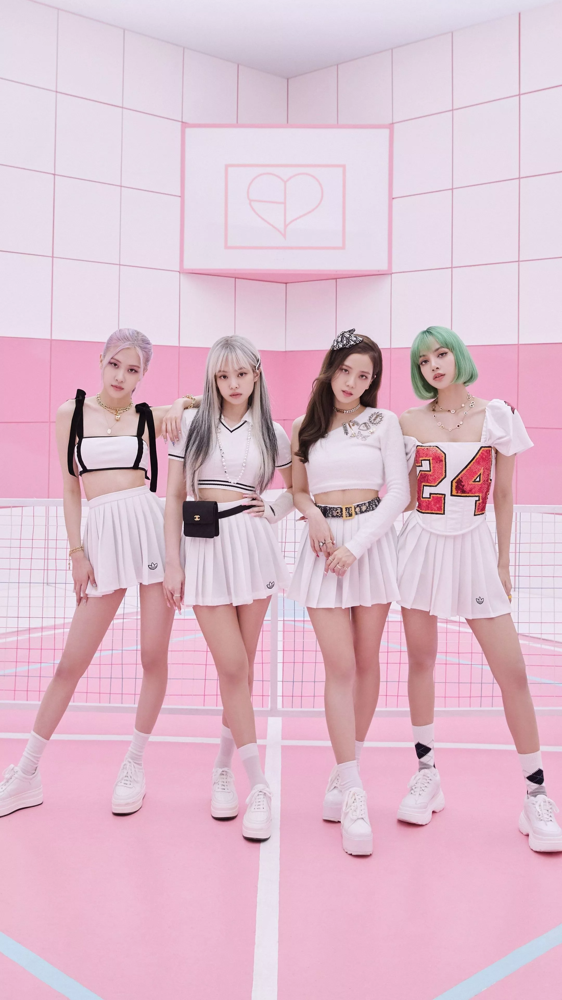 Ice Cream Wallpaper 4K, Jisoo, Jennie