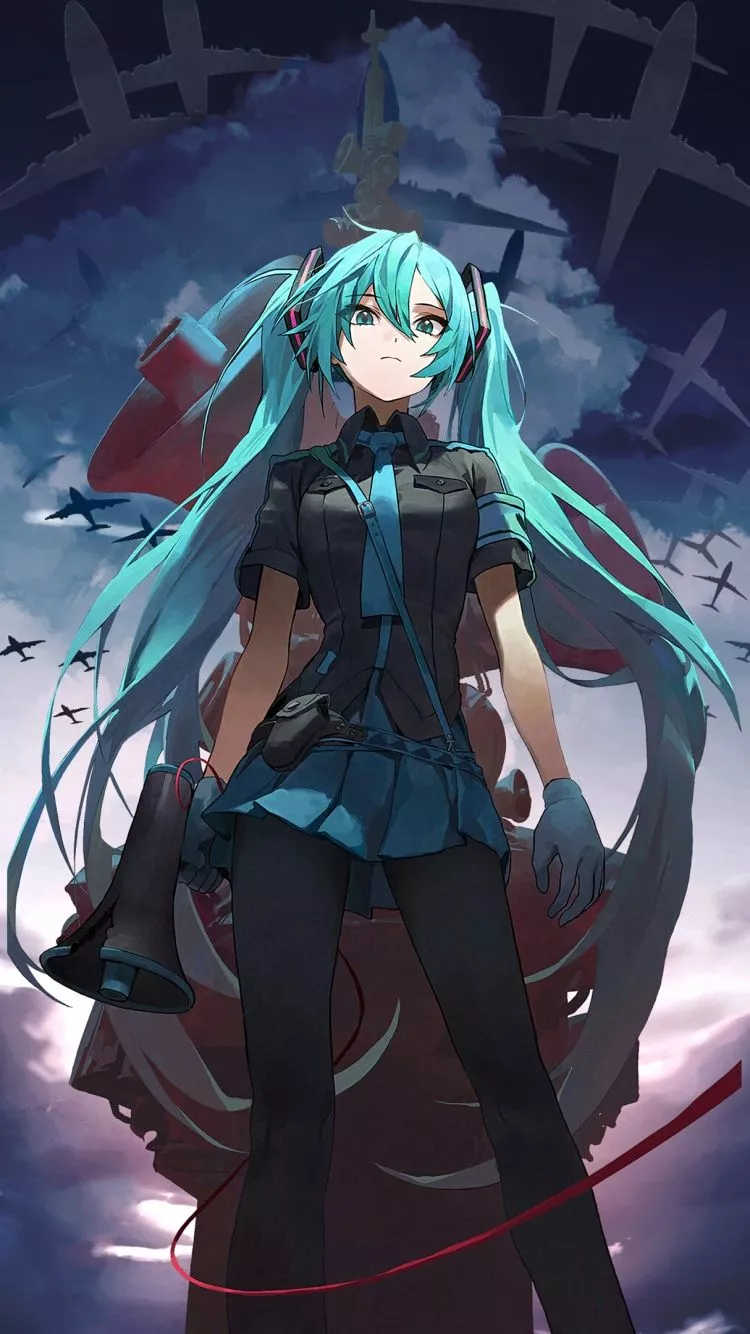 Hatsune Miku Wallpaper 4K, War