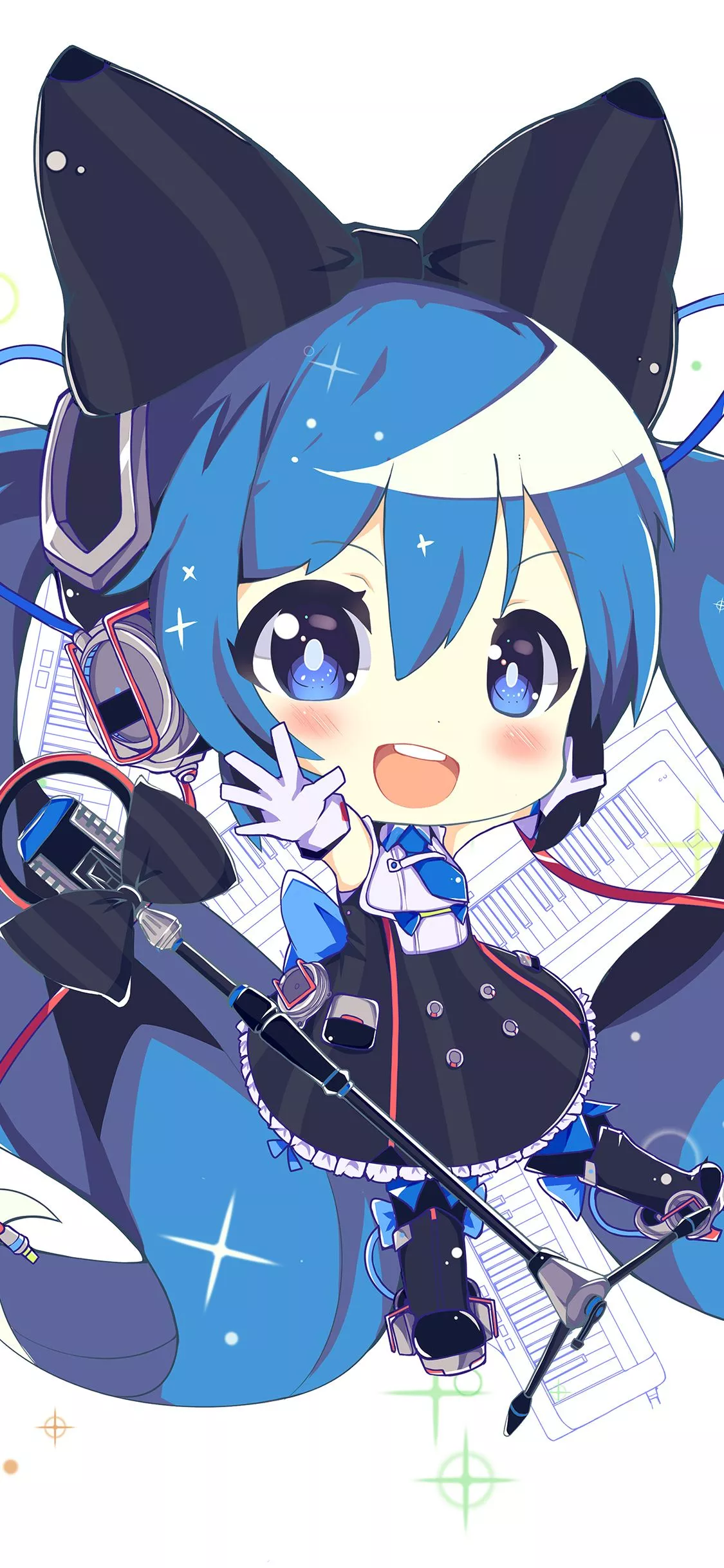 Hatsune Miku Anime Girl Blue