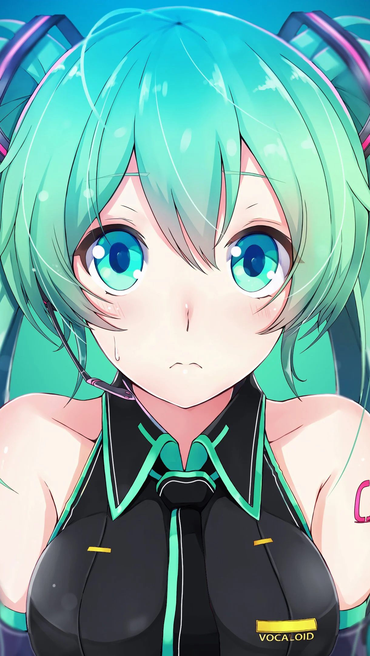 Hatsune Miku anime girl Wallpaper 4k HD