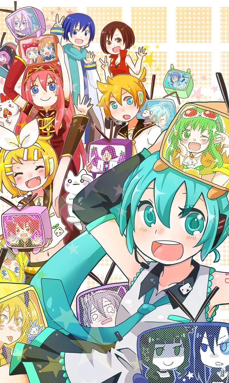All The Vocaloid, gumi, kaito, len