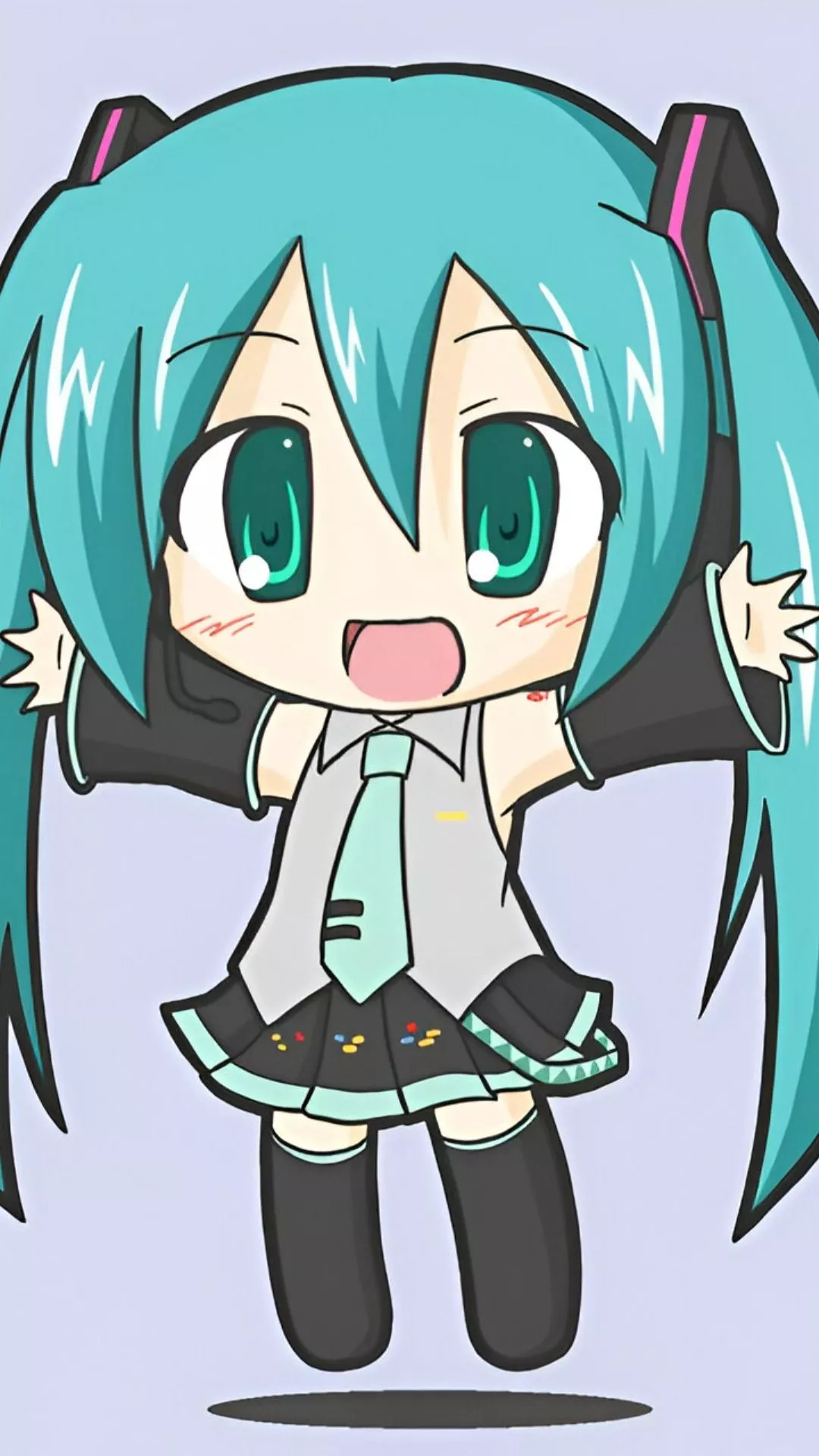 Chibi Hatsune Miku Wallpaper