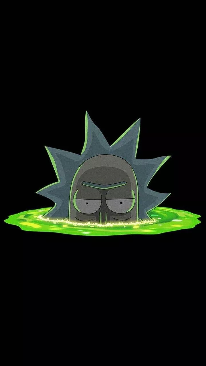 Portal Peaking Rick And Morty iPhone