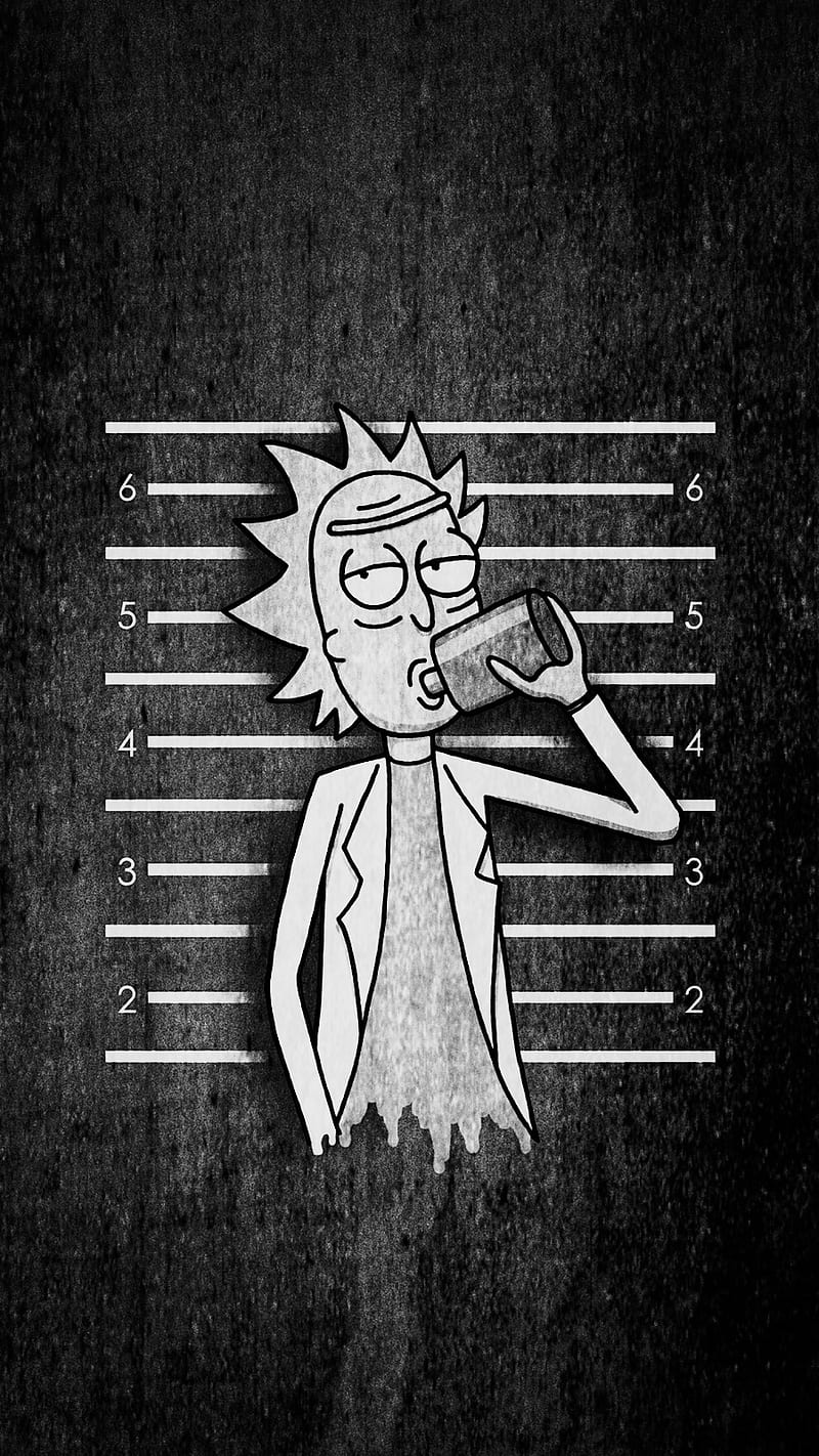 Rick and Morty, drinking, inmate, HD