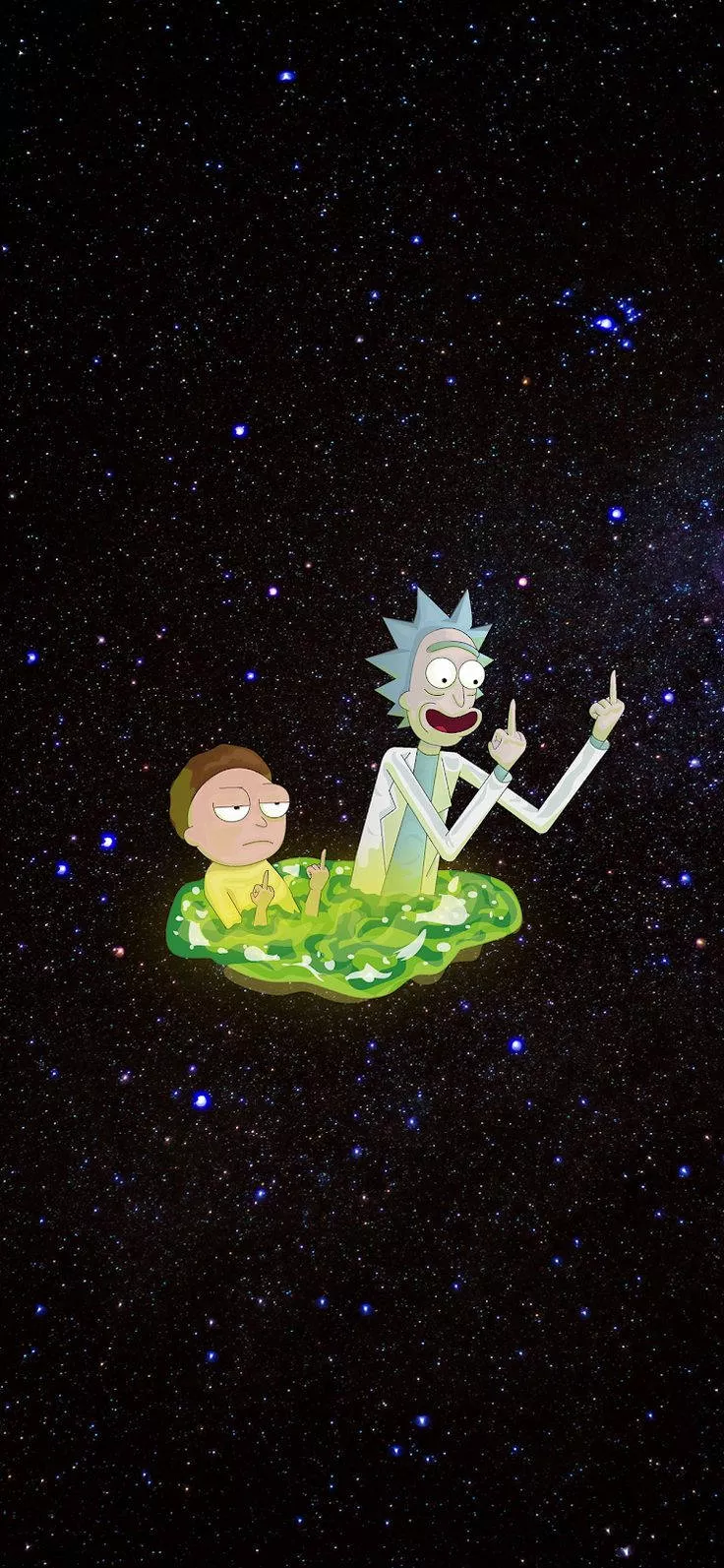 Rick And Morty Phone HD Wallpaper