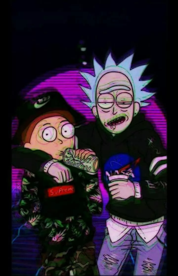 Rick and hot sale morty background