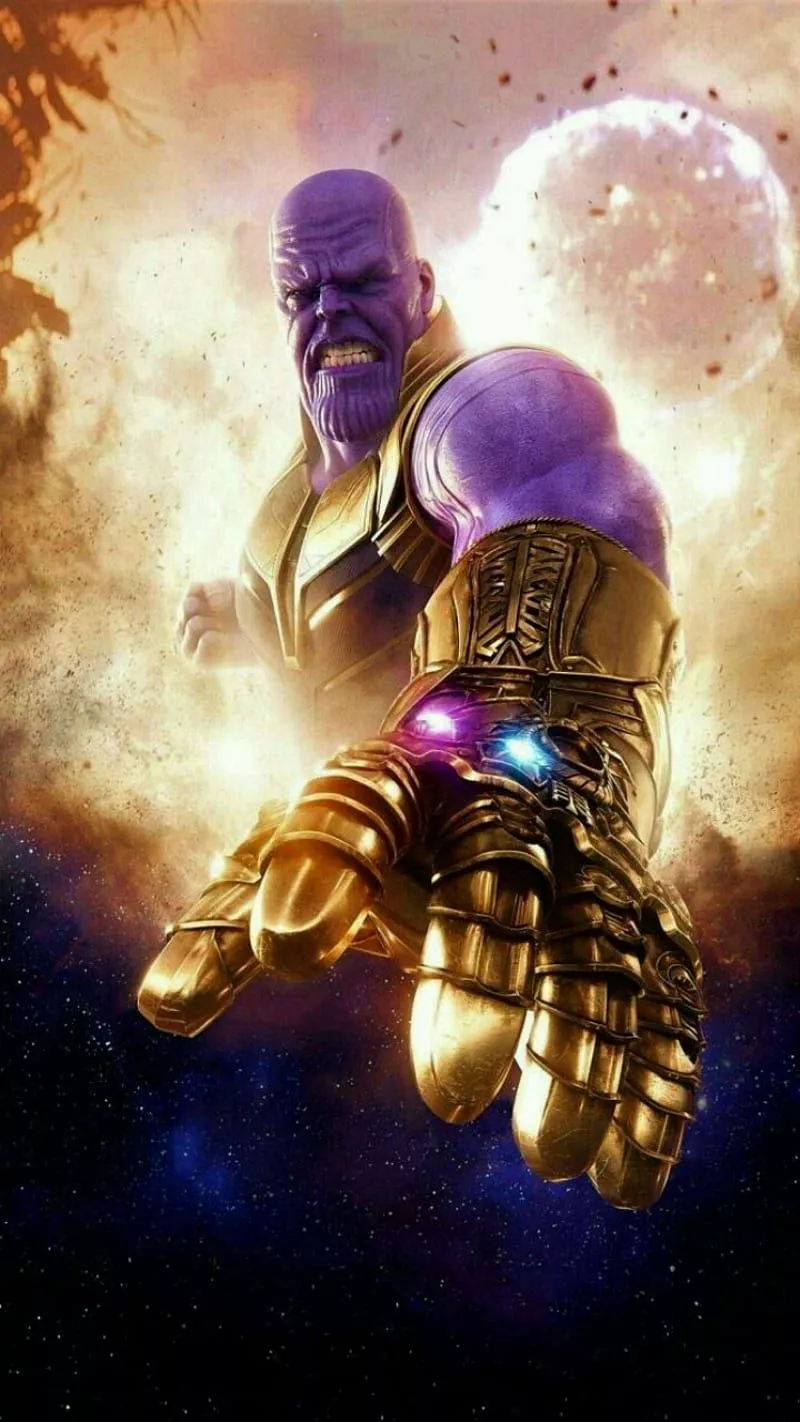 Thanos power, avengers, gauntlet