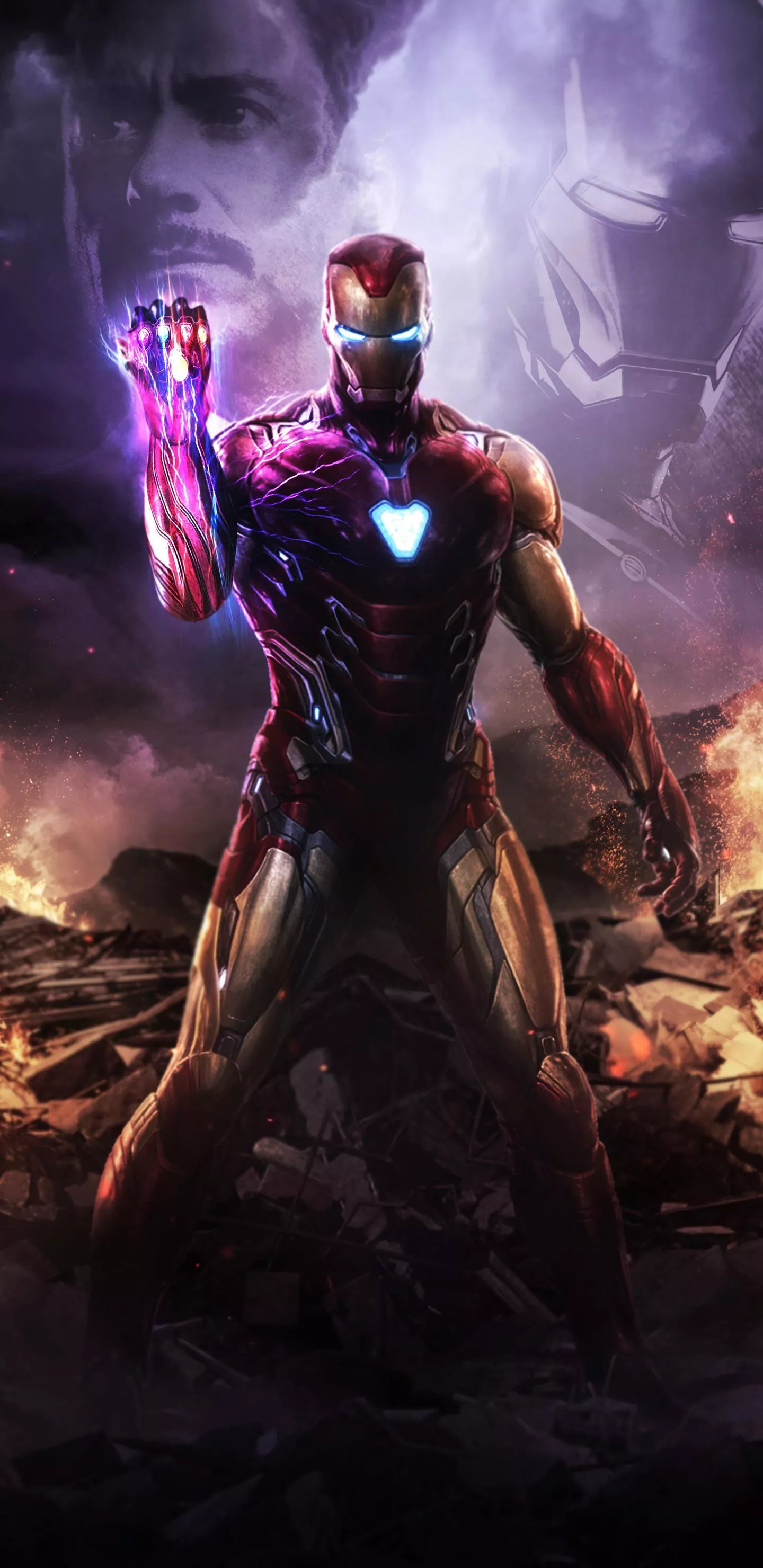 Iron Man Infinity Gauntlet 4k