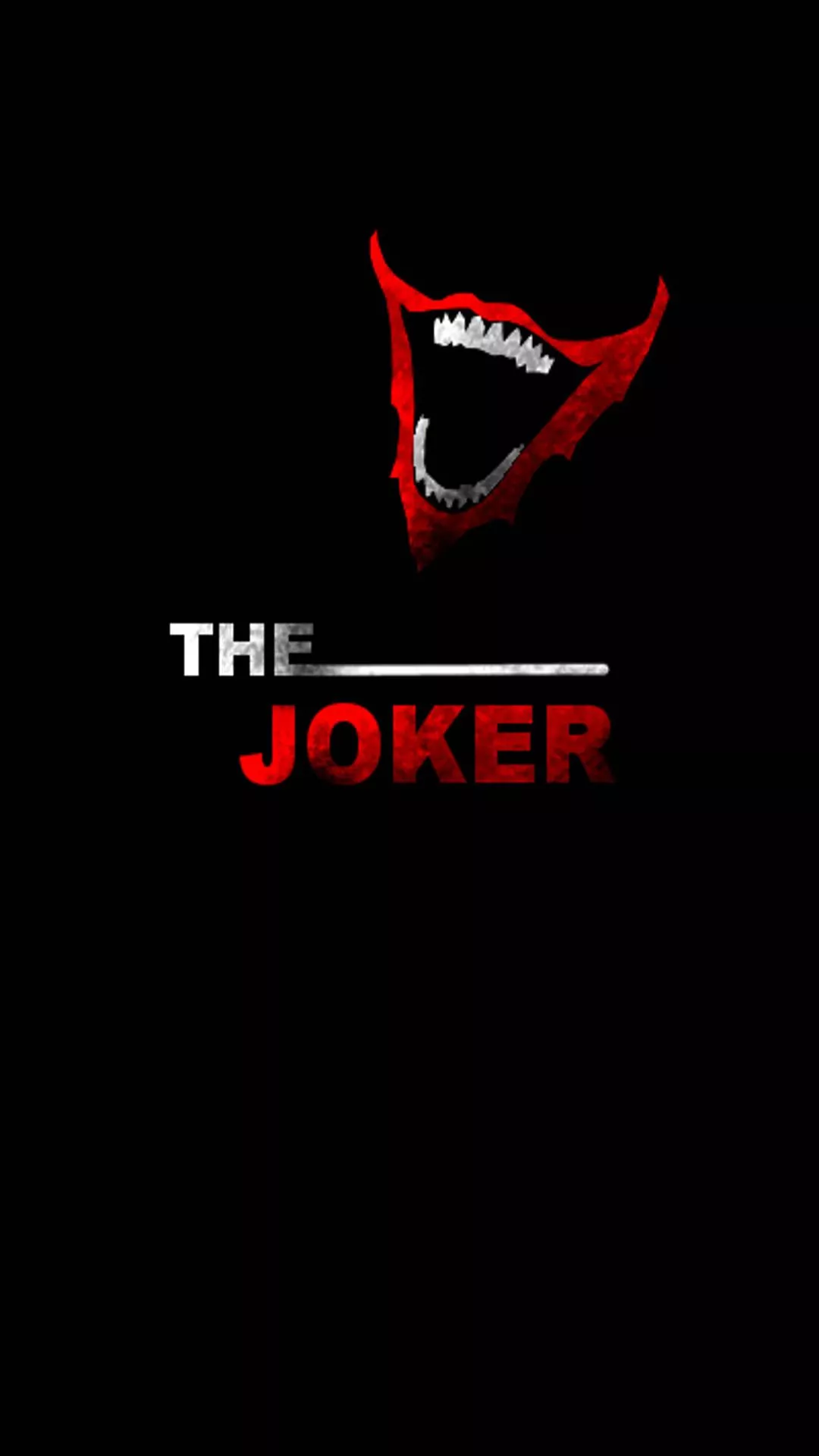 Red Mouth Joker iPhone Wallpaper