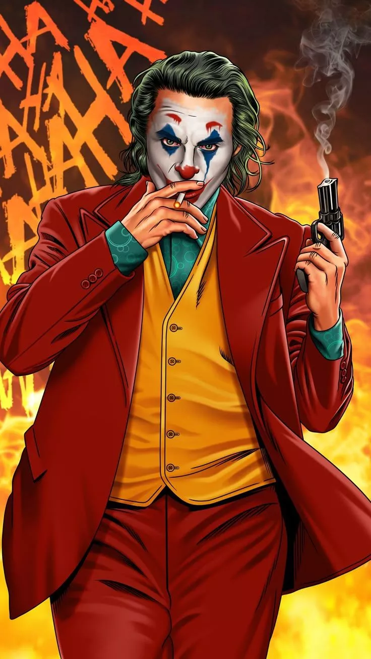 Joker Smoker Gentlemen 4k