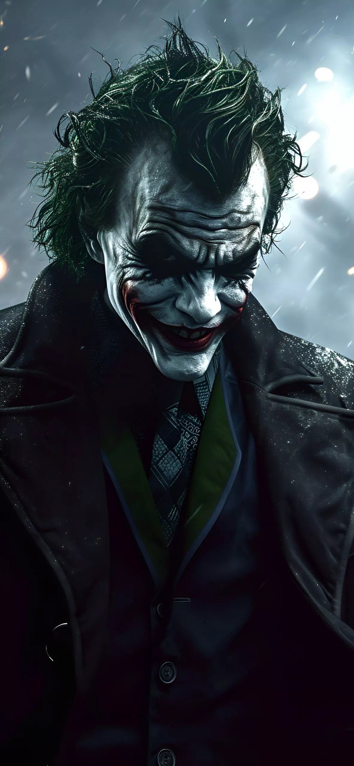 Intense Joker Face Wallpaper