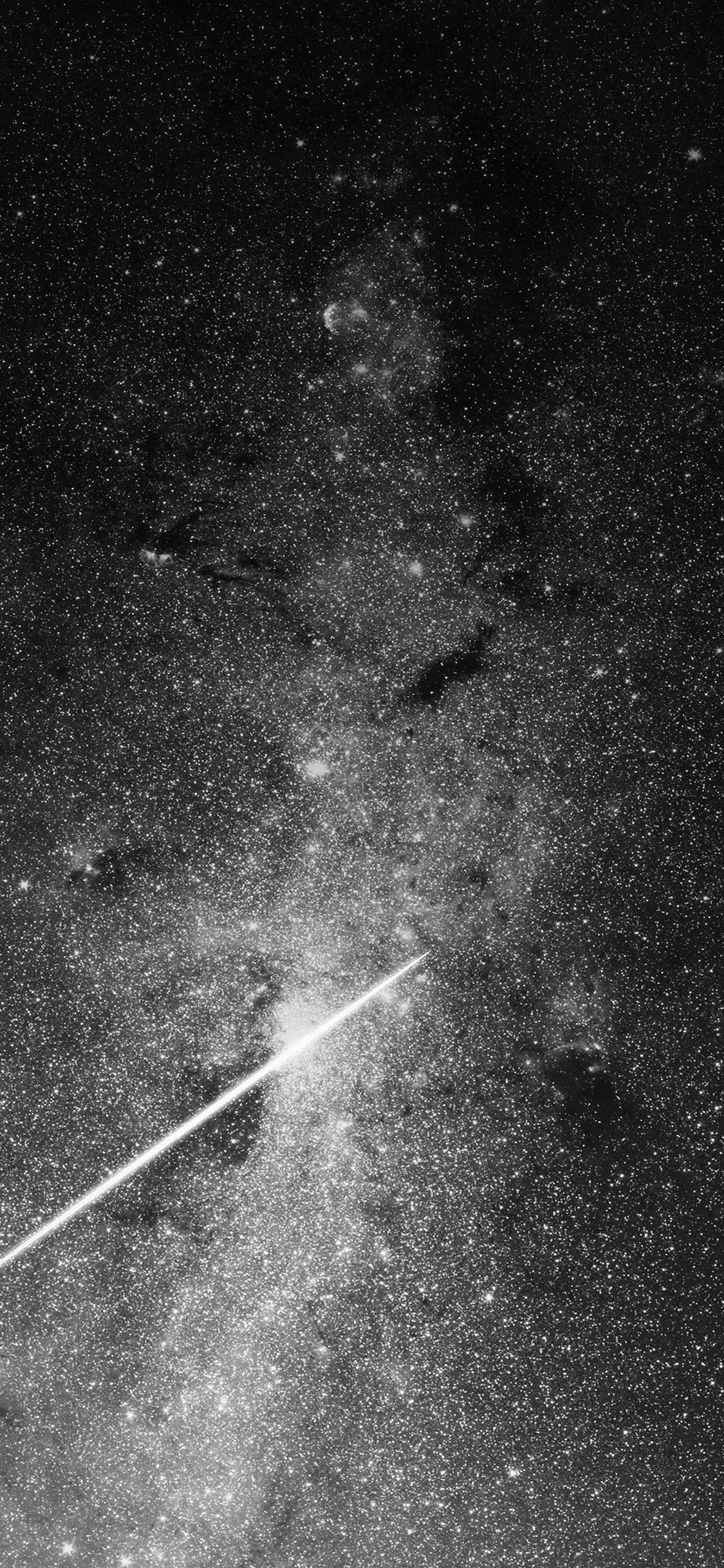 Black Galaxy Flare Nature Wallpaper