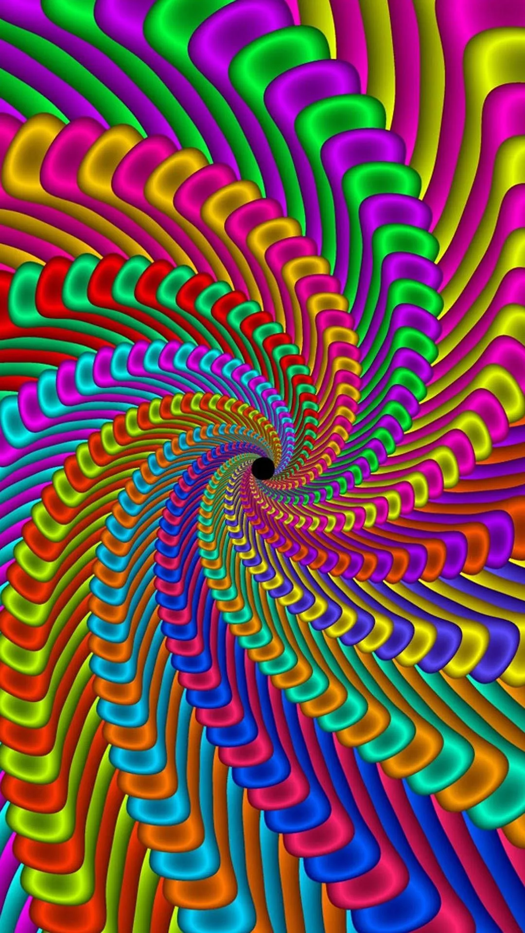 Psychedelic iPhone Colorful Spiral