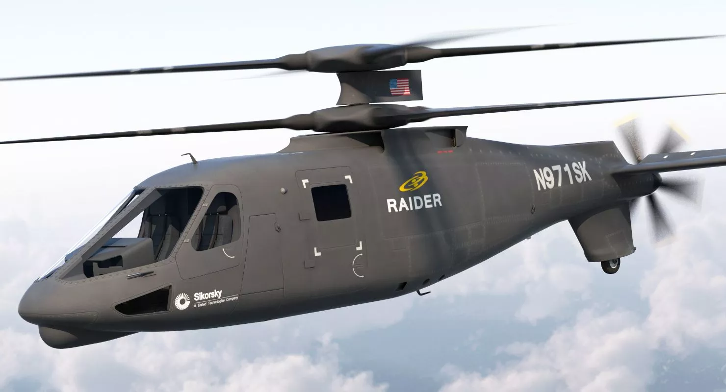 Sikorsky S97 Raider 3D Model $149