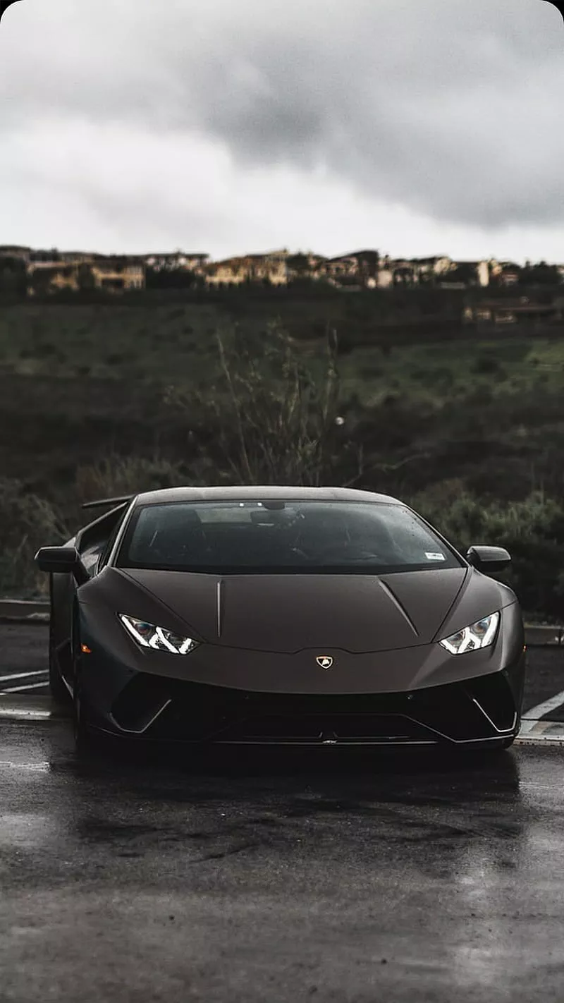 HD black lamborghini huracan wallpaper