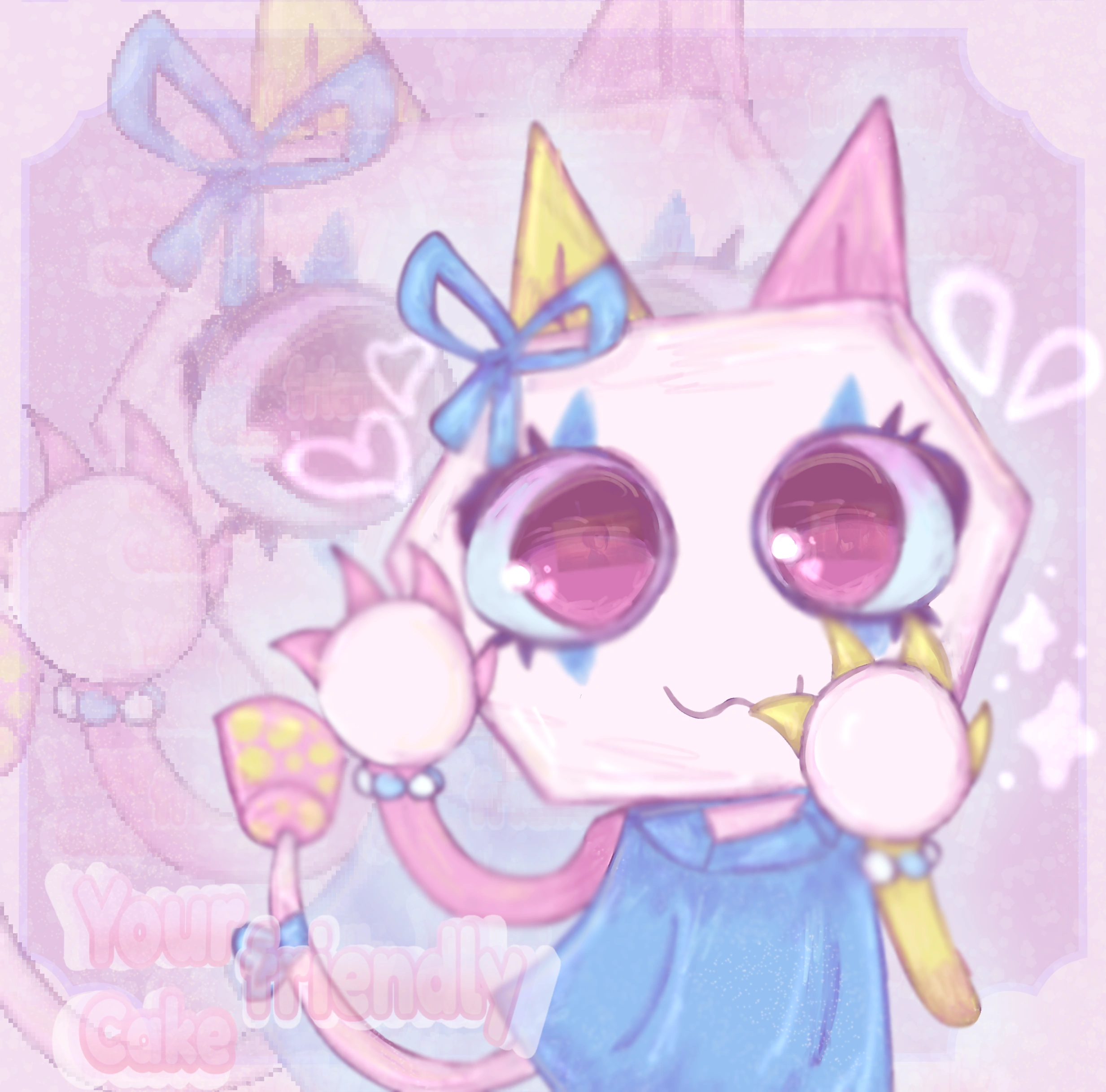 Drew pastel paper scraps