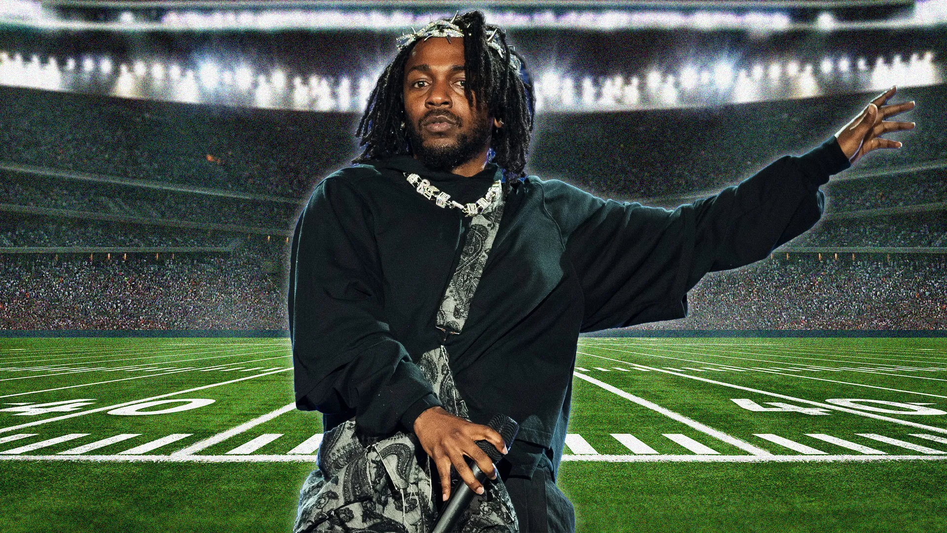 Kendrick Lamar at the Super Bowl hits