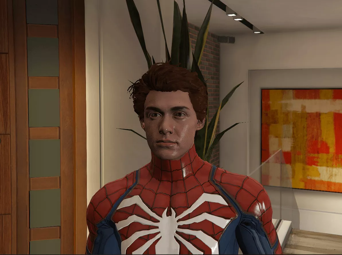 Hair Retexture For Spider Man PS4 Peter