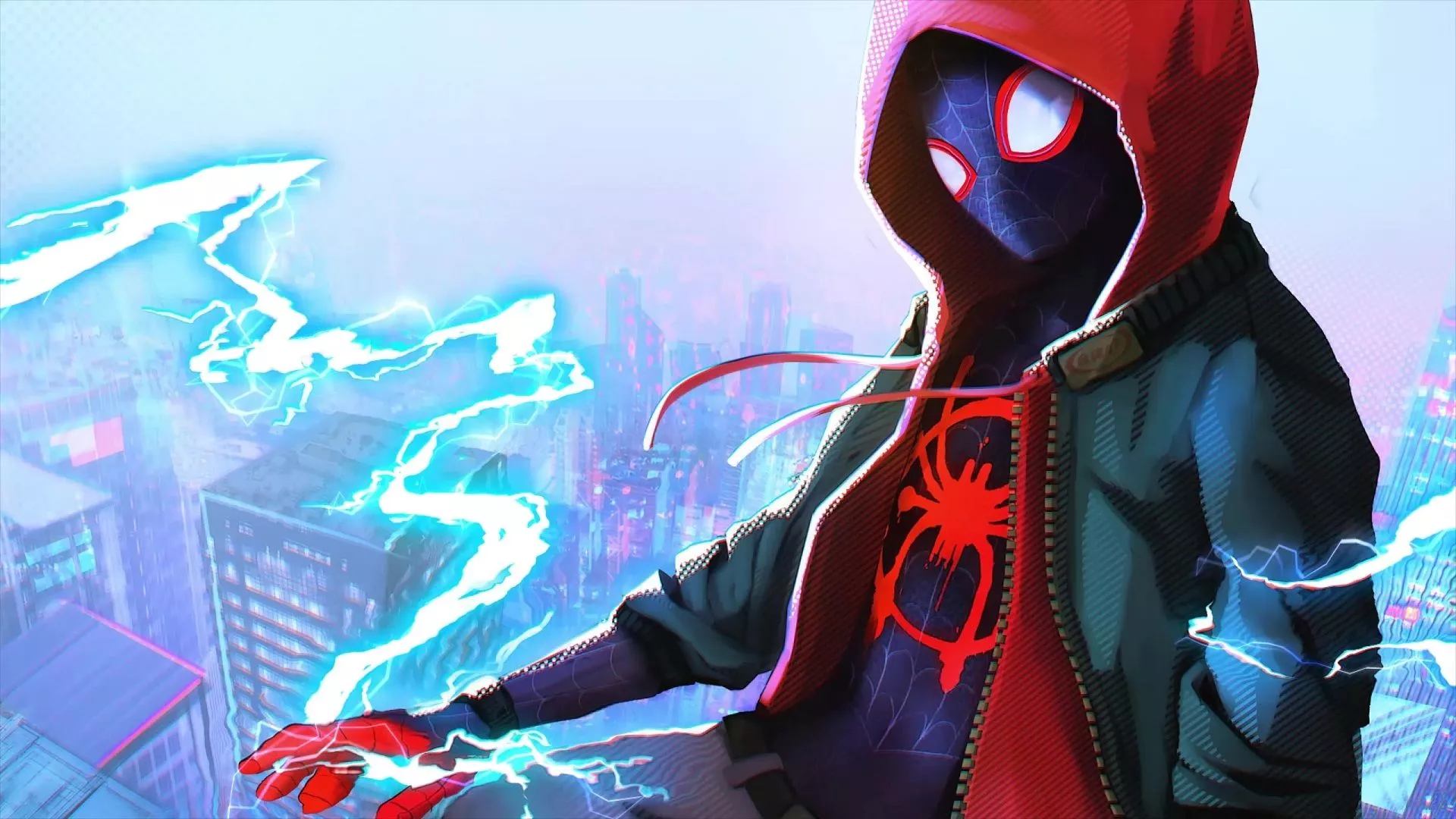 Miles Morales Lightning Spider Man