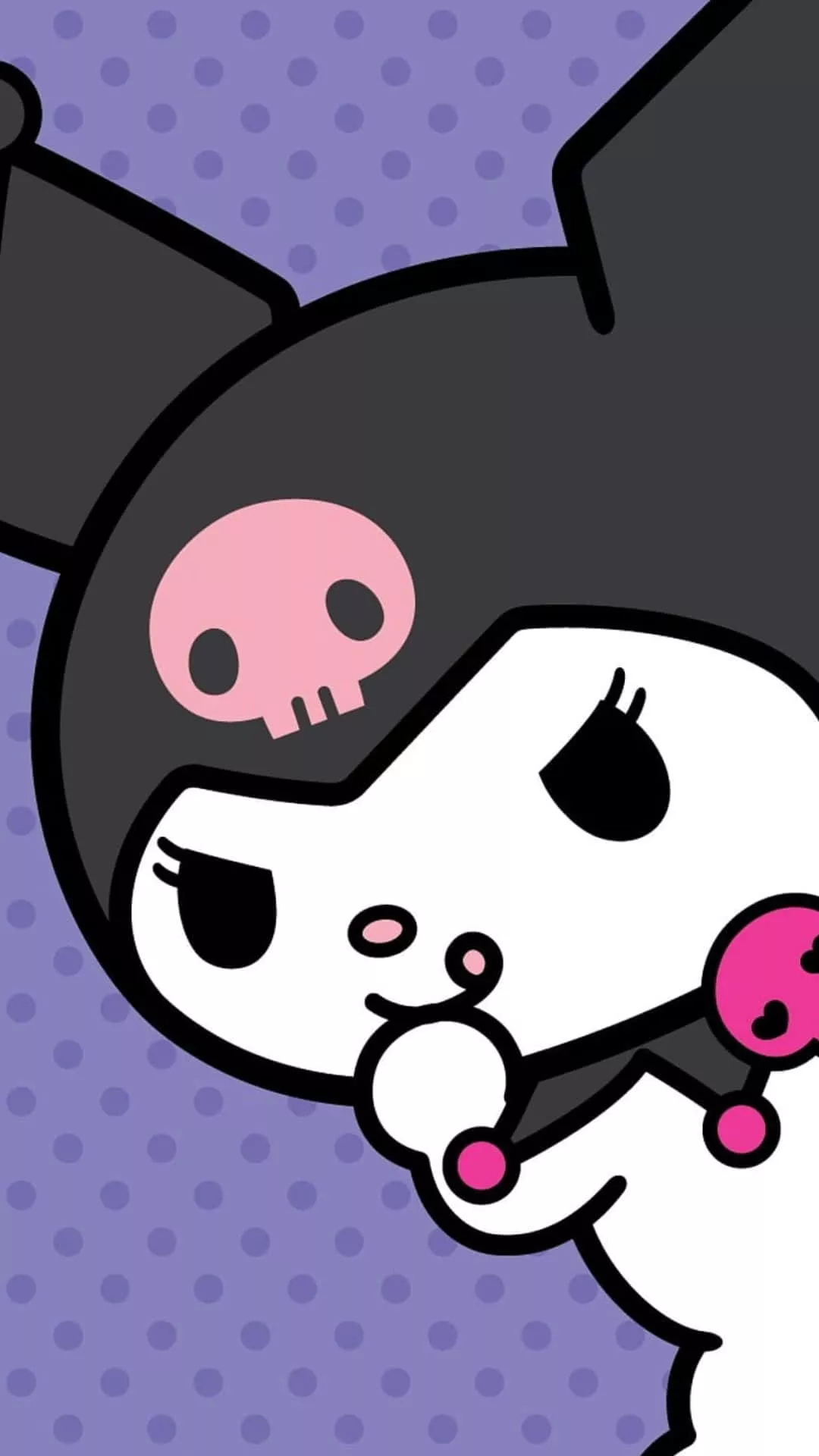 Download Cute Kuromi Kawaii on a Pink