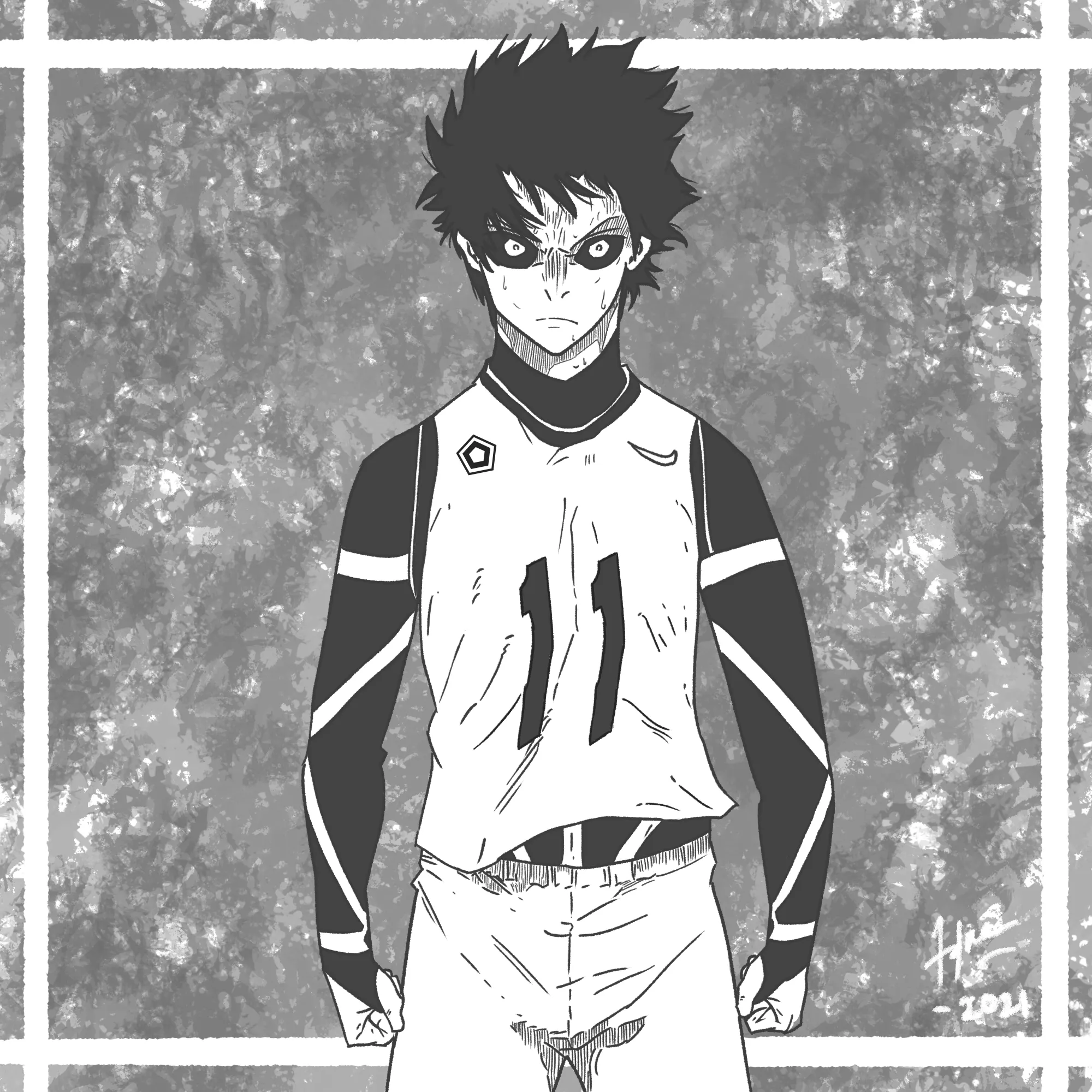 Isagi Yoichi from Blue Lock Manga