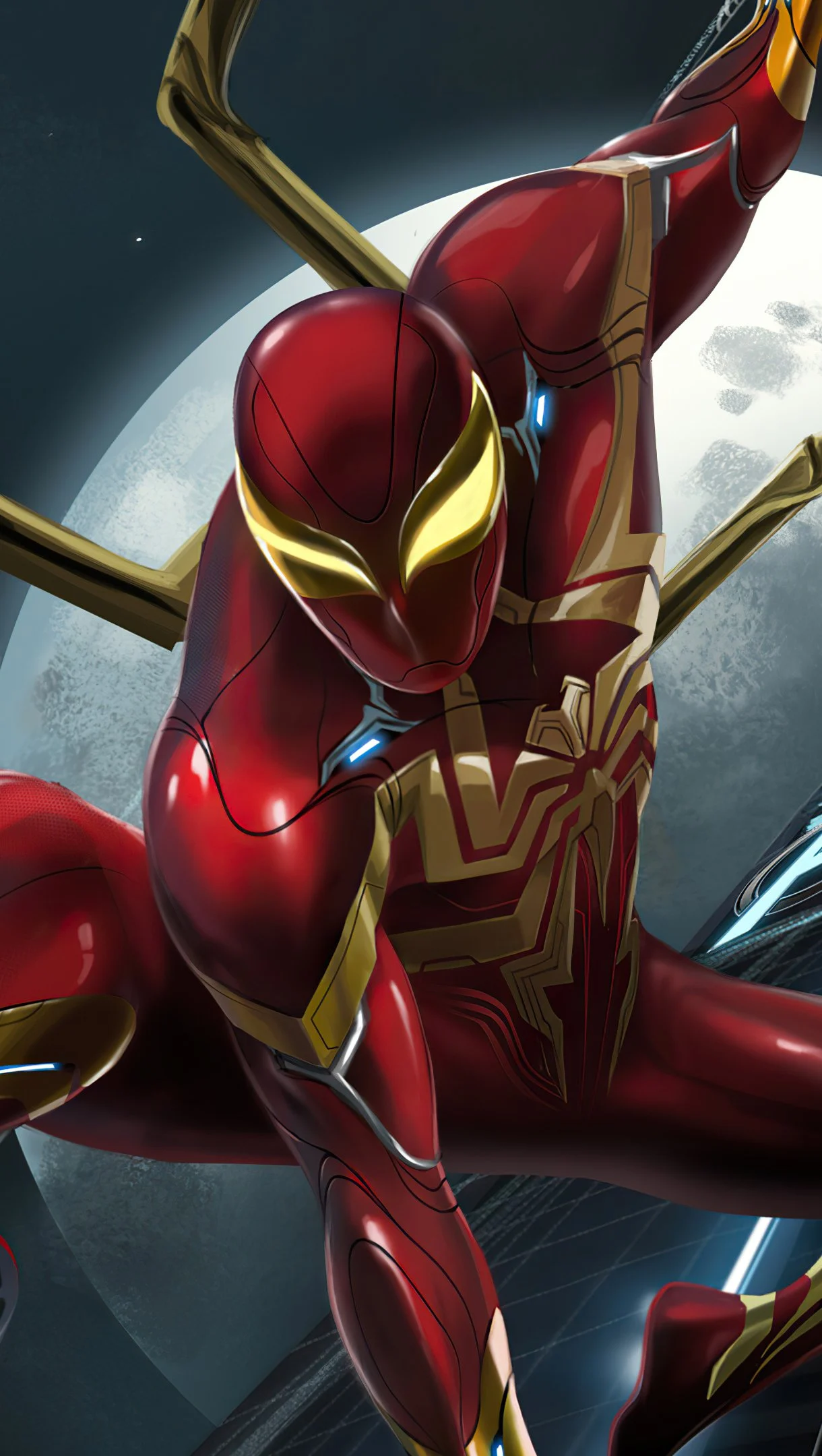 Peter Parker Iron Spider Wallpaper 4k