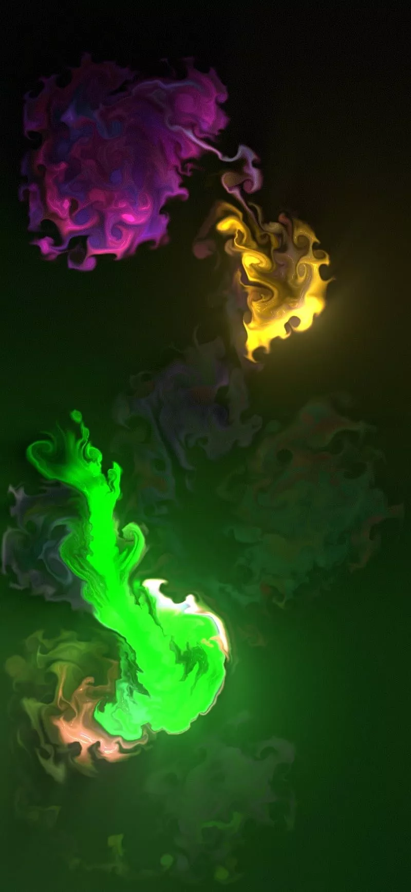 HD purple drip wallpaper