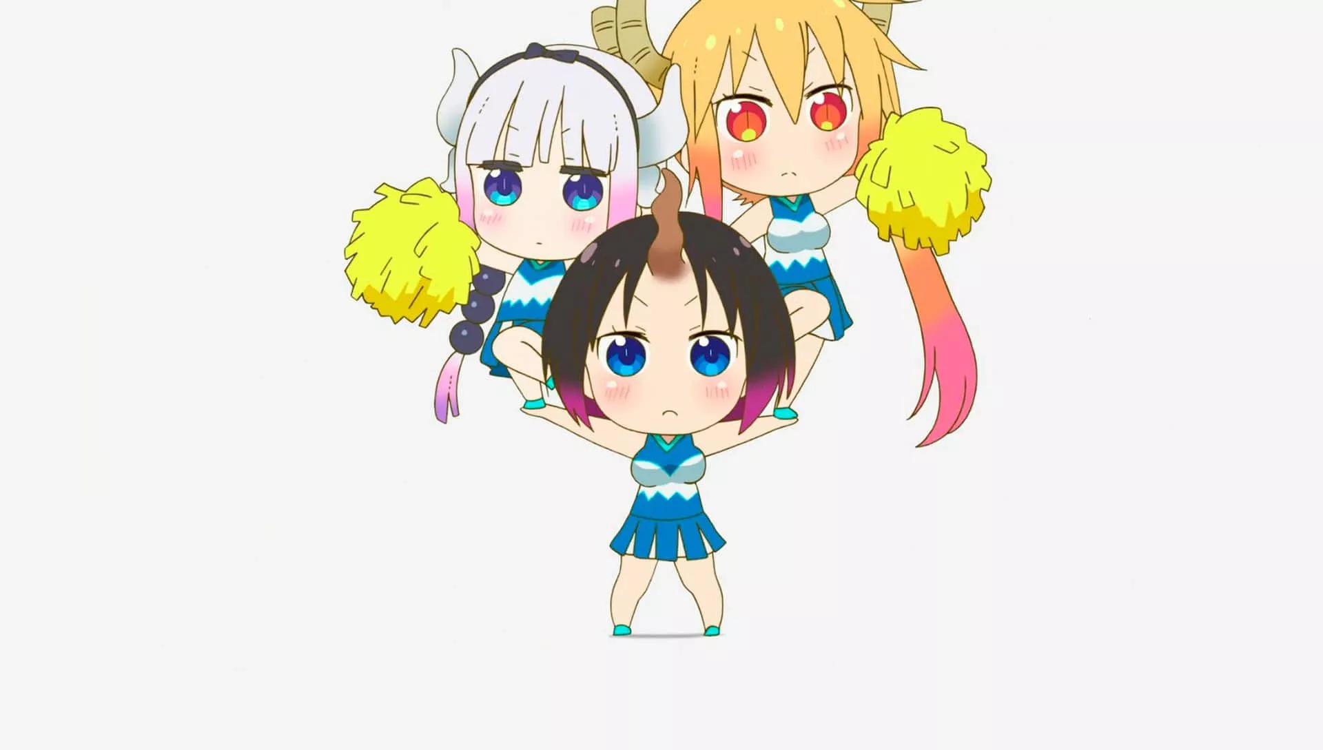 Yellow Cheerleader Outfits Wallpaper